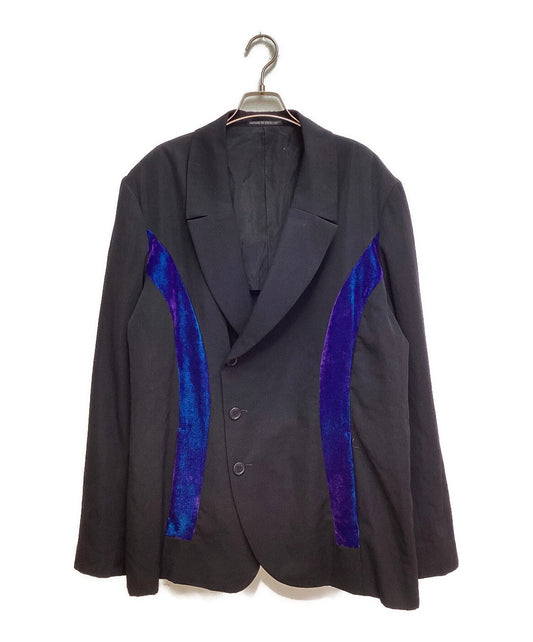 [Pre-owned] Yohji Yamamoto pour homme Velour Switching Tailored Jacket HU-J66-104