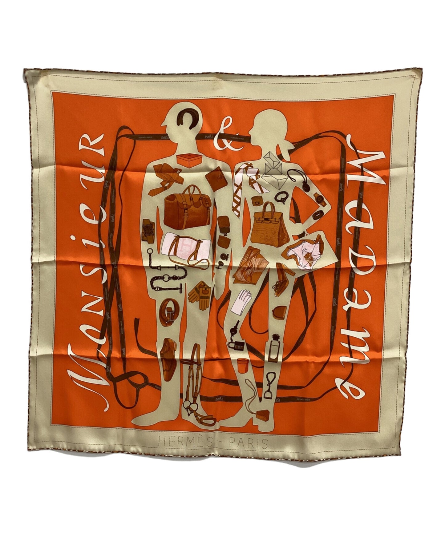 [Pre-owned] HERMES Carré 70 Monsieur et Madame