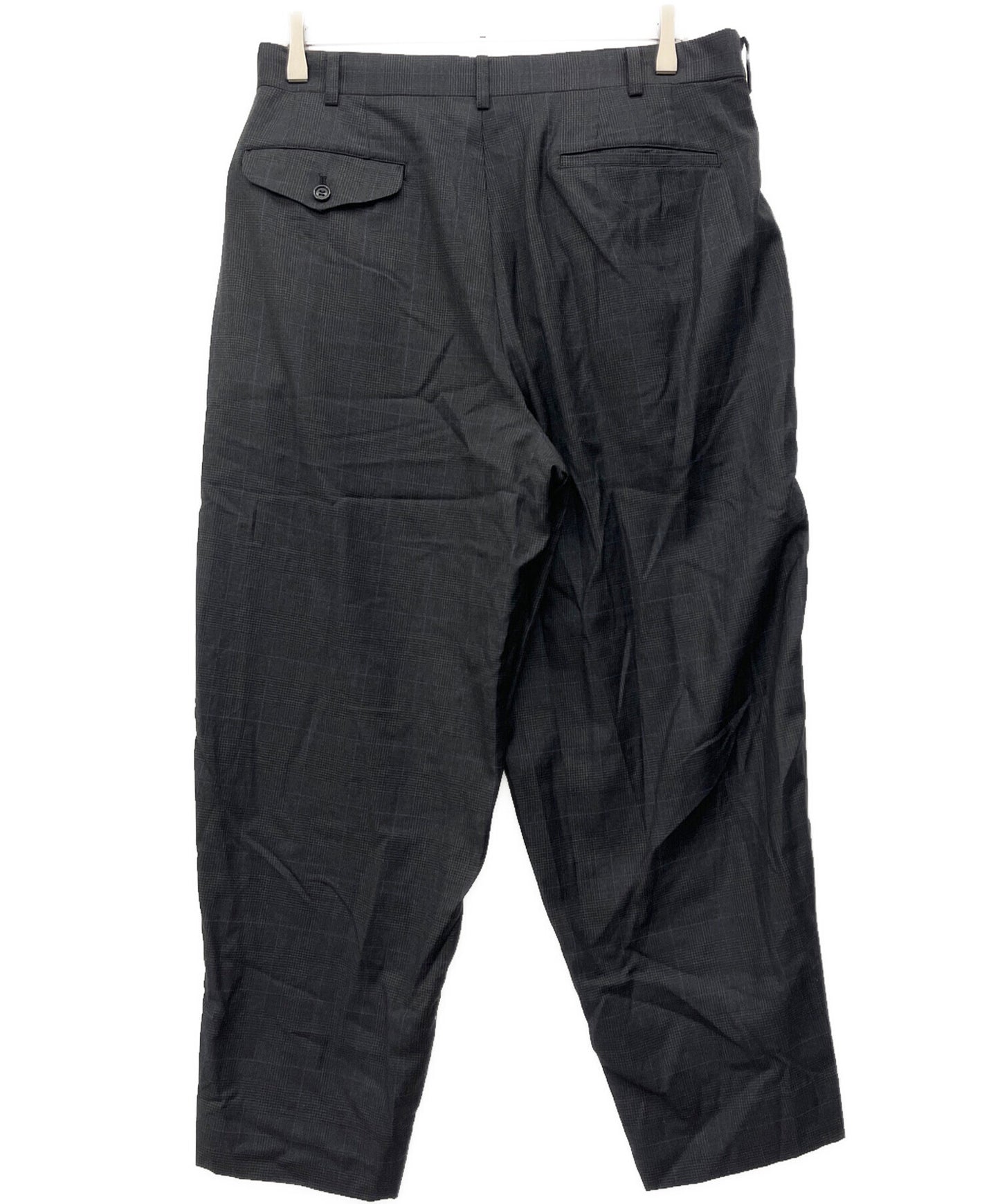 [Pre-owned] COMME des GARCONS HOMME DEUX pants with a check patterned edge DI-P031