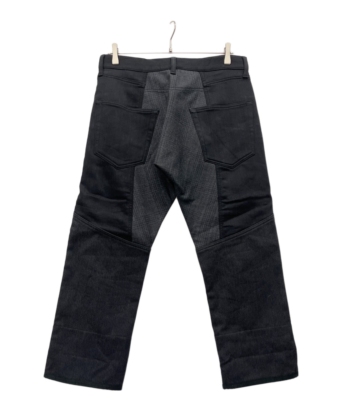 [Pre-owned] COMME des GARCONS JUNYA WATANABE MAN Cotton nylon urethane denim and wool check pants WR-P011