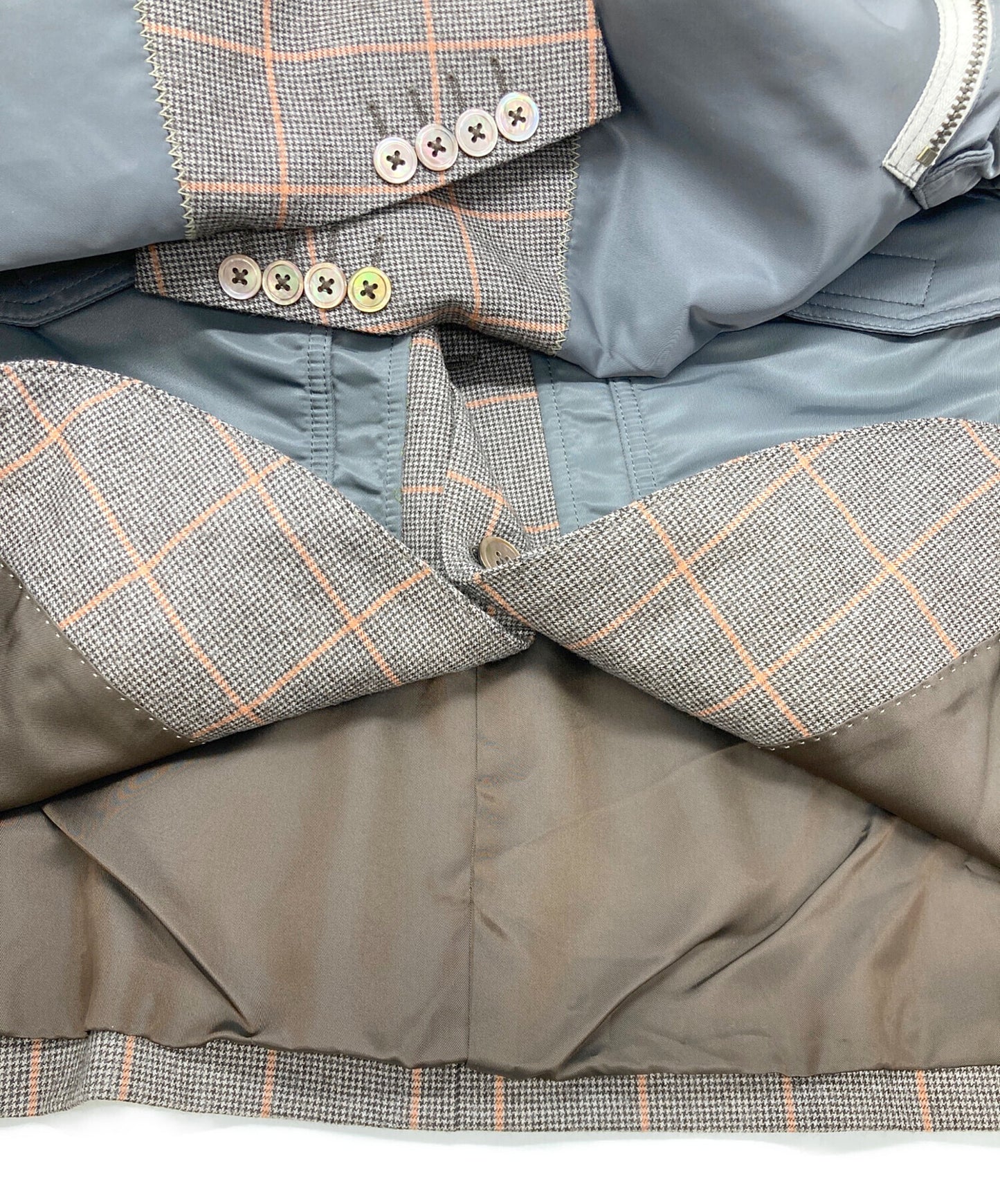 [Pre-owned] COMME des GARCONS JUNYA WATANABE MAN MA-1 Switching Check Jacket WF-J024