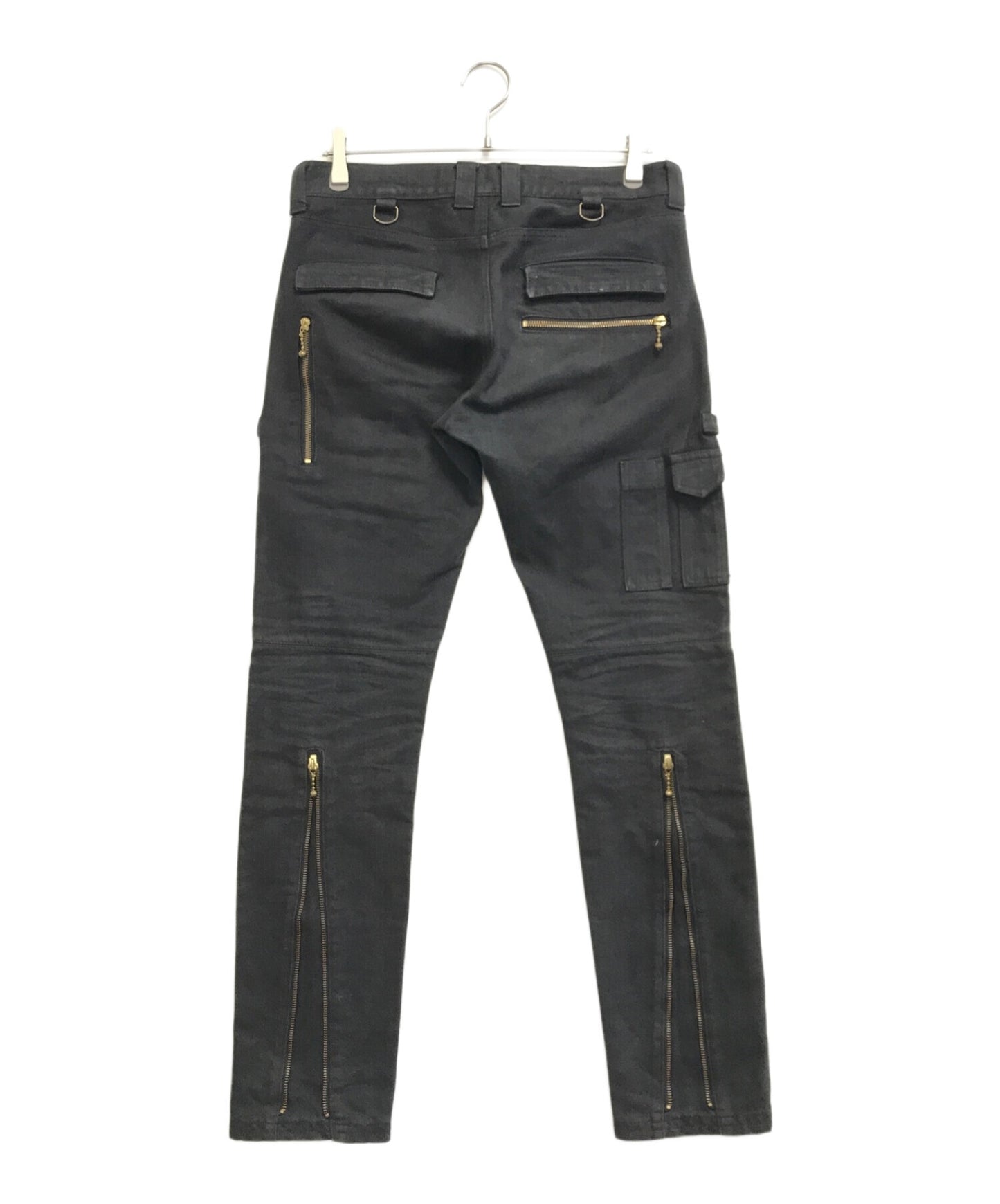 [Pre-owned] blackmeans zipped denim pants 945-72gp06-14