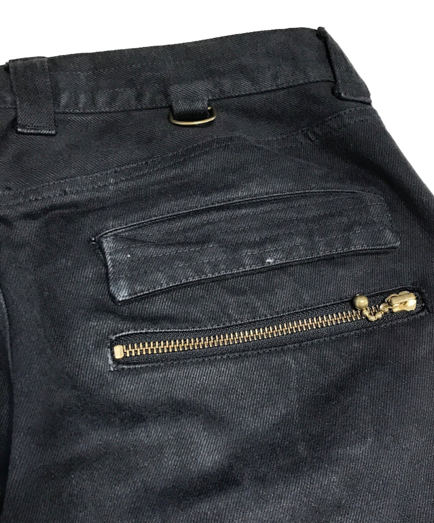 [Pre-owned] blackmeans zipped denim pants 945-72gp06-14