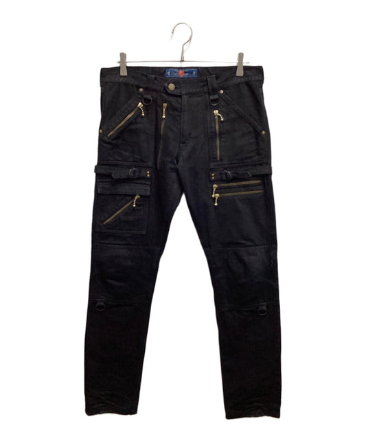 [Pre-owned] blackmeans Bondage pants Zip denim pants 945-67GP06-6