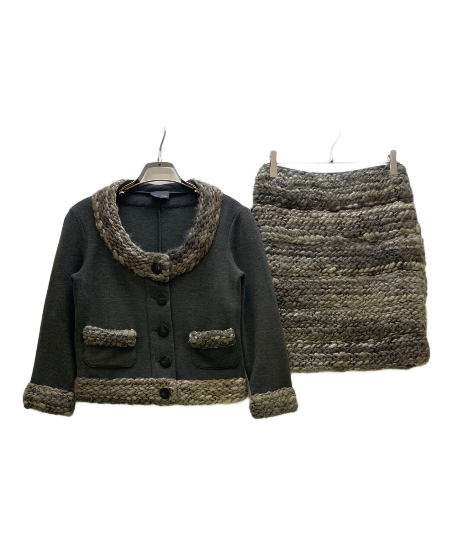[Pre-owned] FENDI Knit Skirt Setup