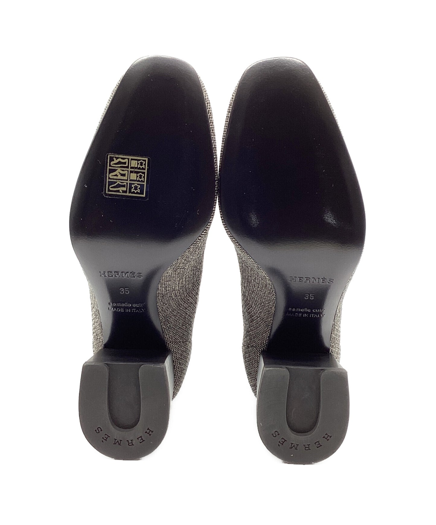 [Pre-owned] HERMES Ankle Knit Boots S221164Z2204