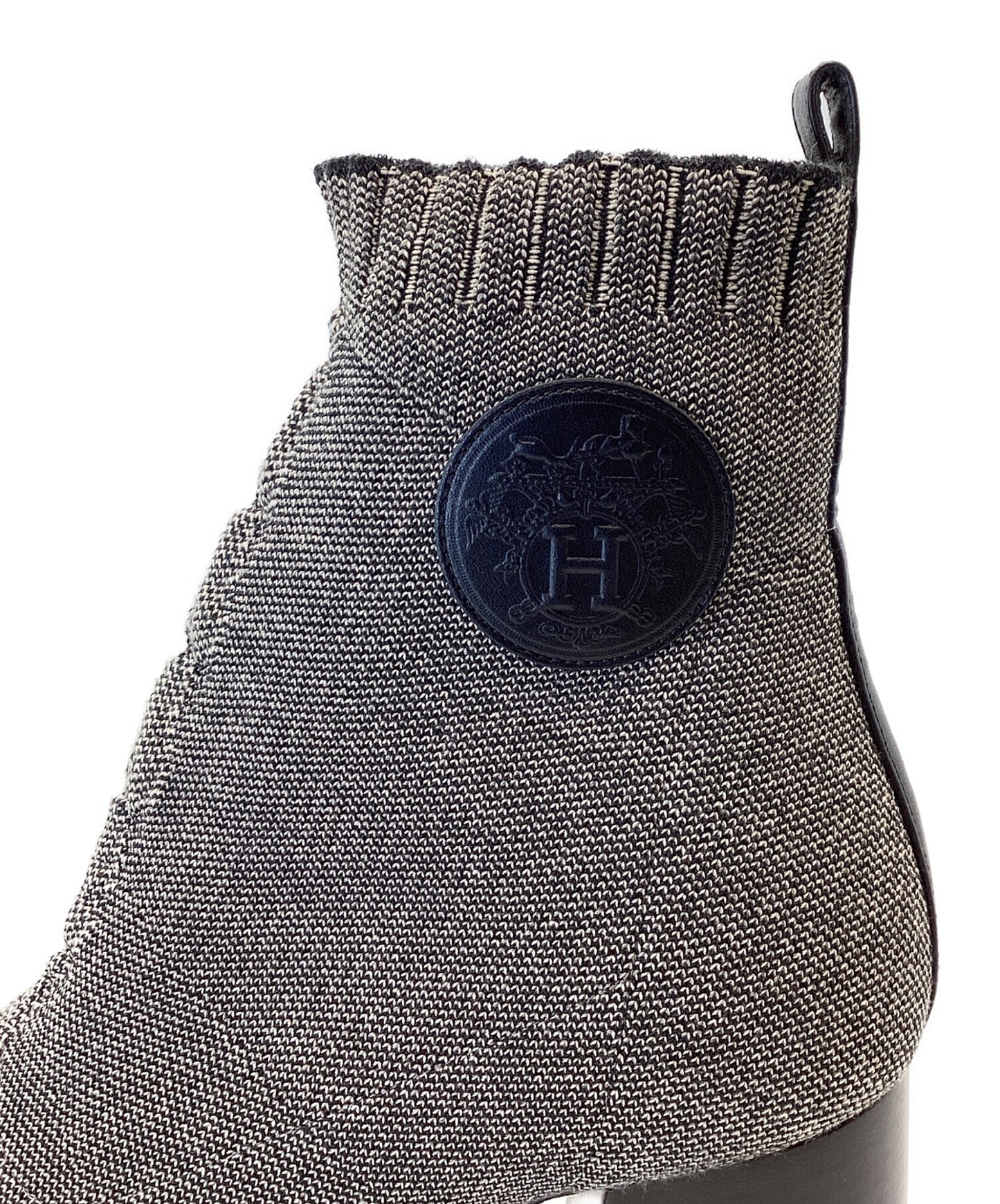 [Pre-owned] HERMES Ankle Knit Boots S221164Z2204