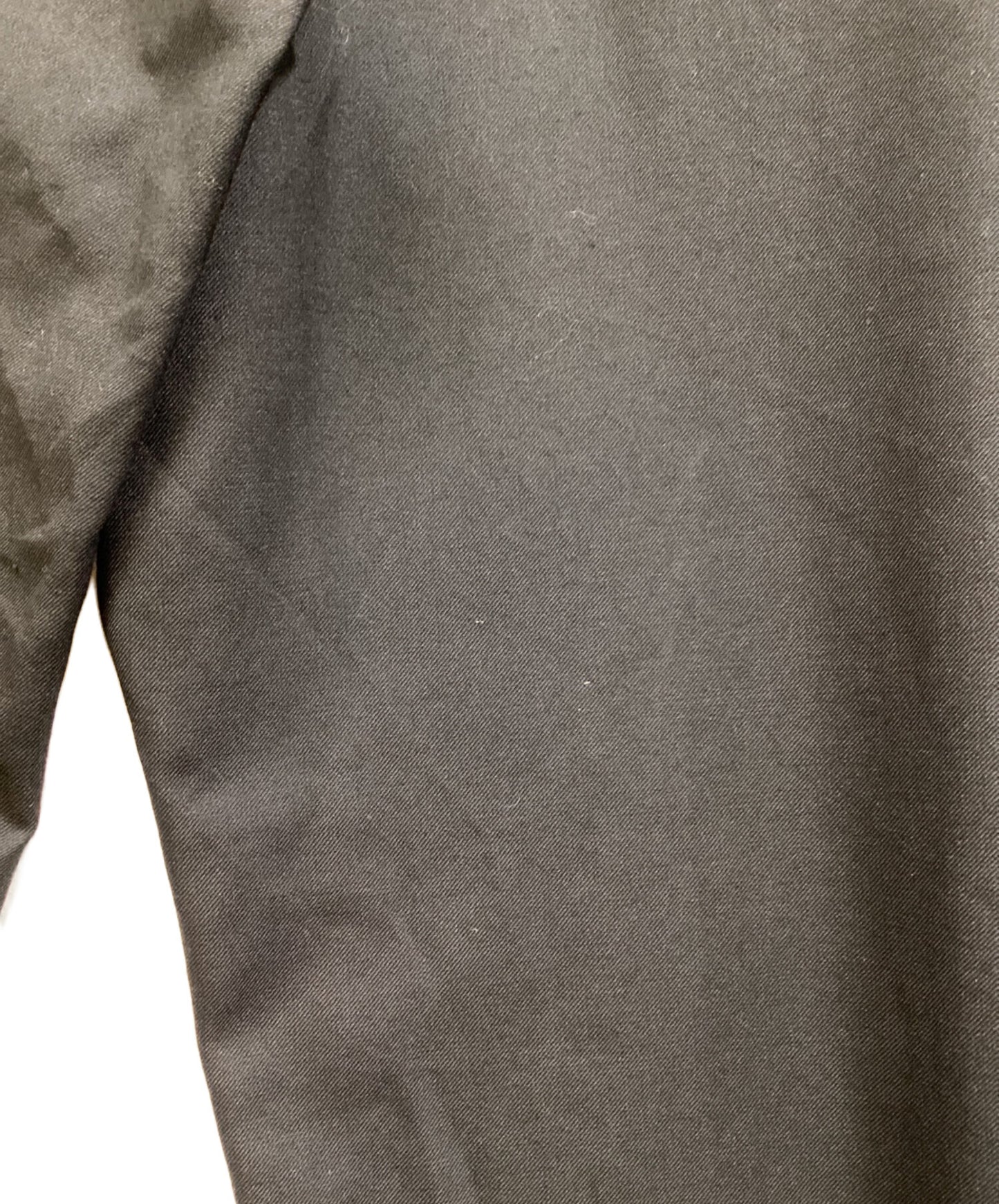 [Pre-owned] GROUND Y WOOL/POLYESTER GABARDINE DRAWSTRING PANTS GA-P12-100