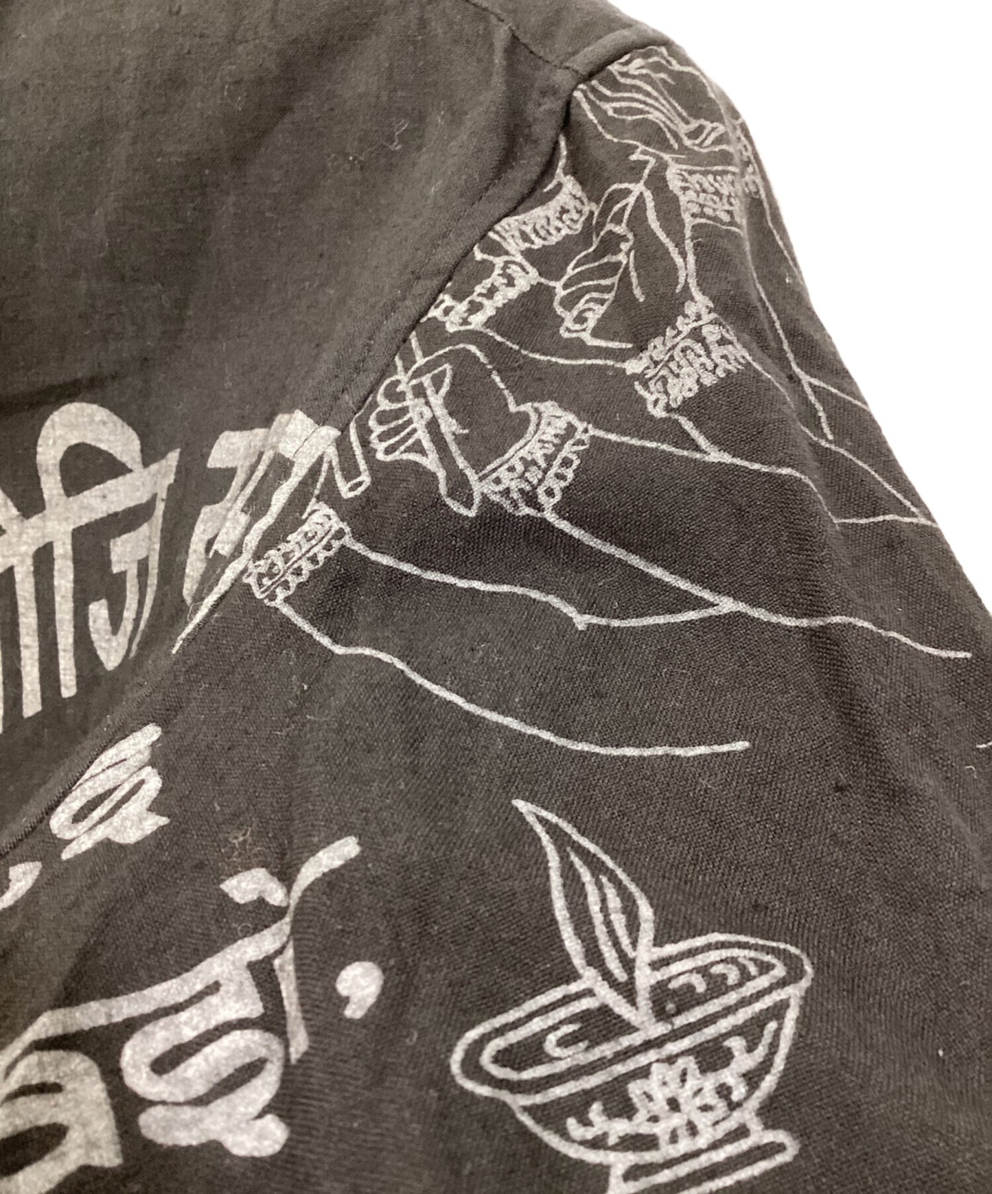 [Pre-owned] Yohji Yamamoto pour homme BUJAY YY INDIA PRINT BLOUSE HE-B28-531