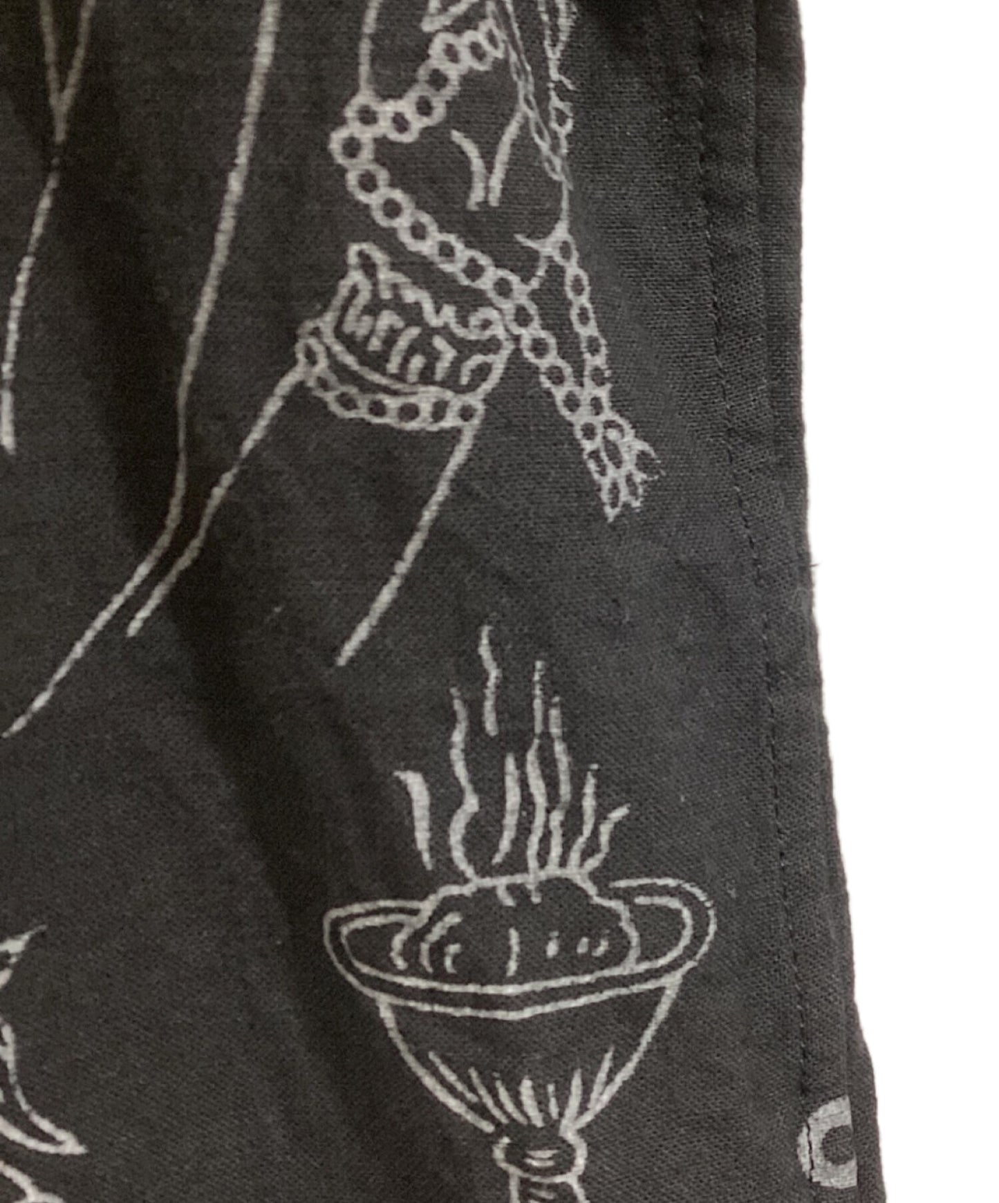 [Pre-owned] Yohji Yamamoto pour homme BUJAY YY INDIA PRINT BLOUSE HE-B28-531