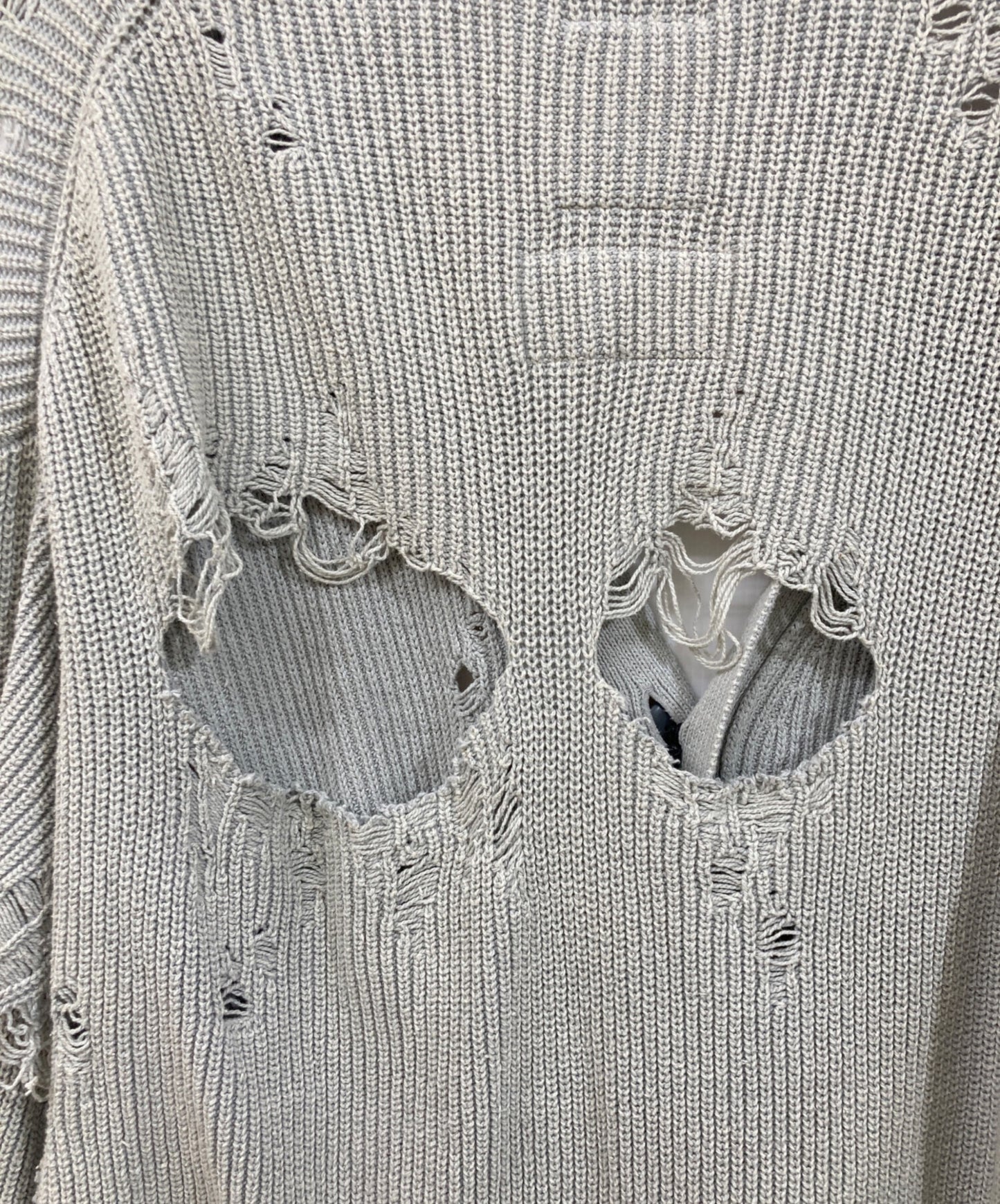 [Pre-owned] Maison MIHARA YASUHIRO BLEACHED HUGE CARDIGAN B12CD641