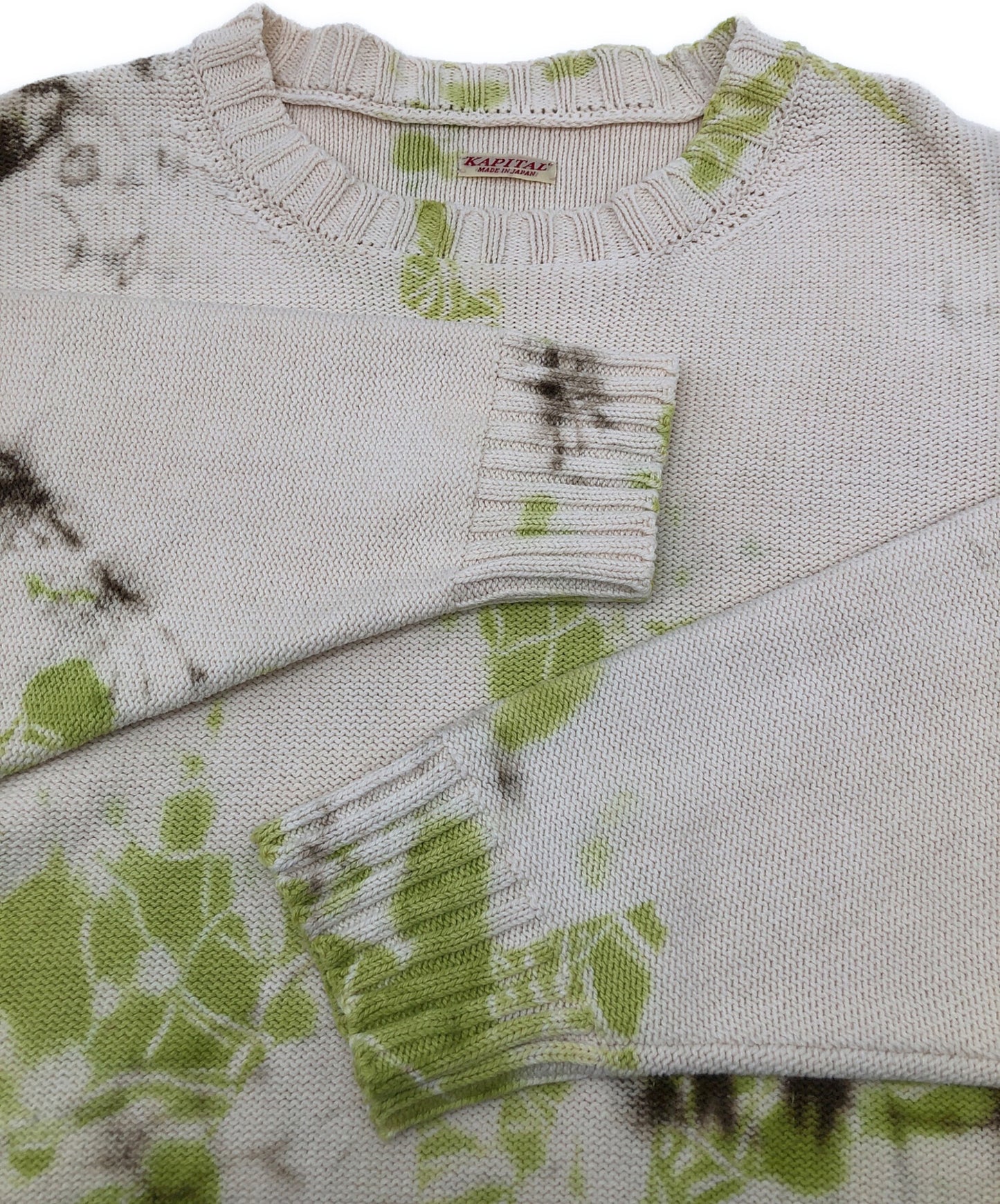 [Pre-owned] KAPITAL 5G Cotton Knit Crew Sweater EKK-1177