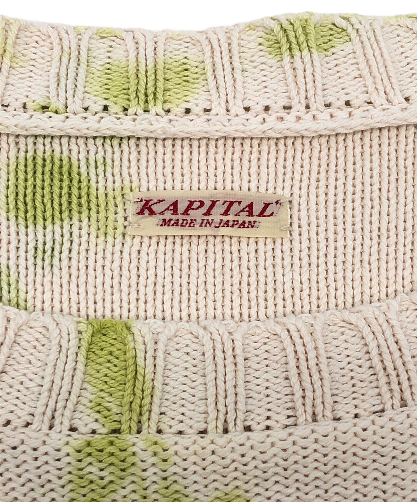 [Pre-owned] KAPITAL 5G Cotton Knit Crew Sweater EKK-1177