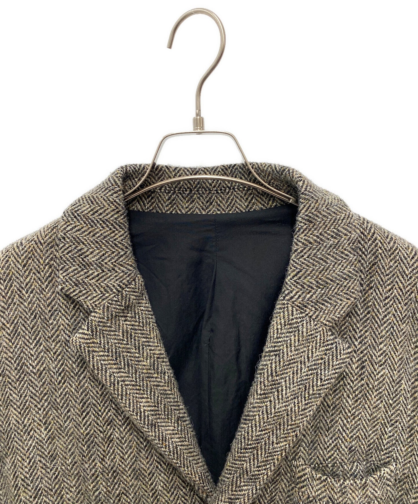[Pre-owned] UNDERCOVER Layered Sleeves/Harris Tweed Jacket UCT4104-1