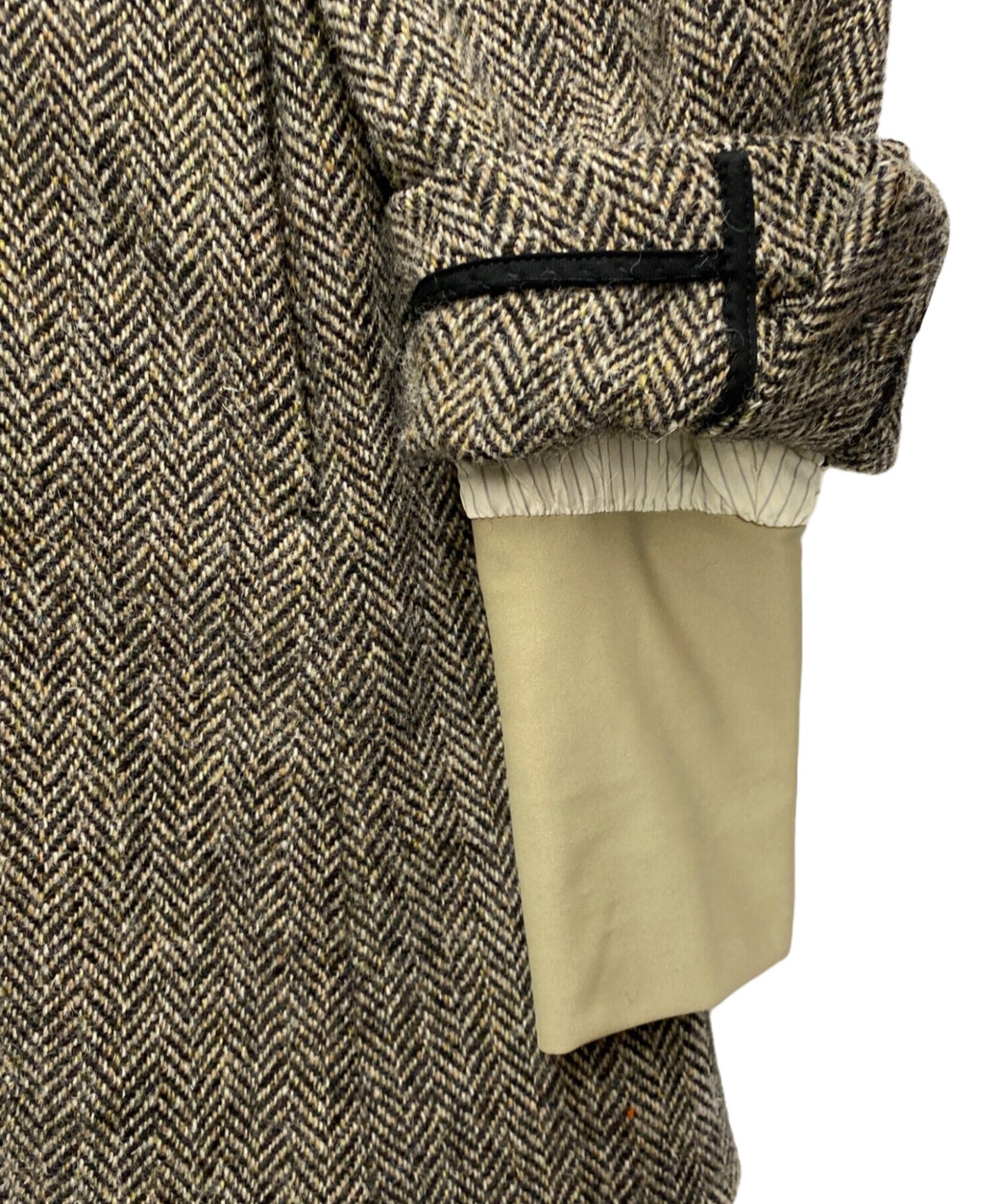 [Pre-owned] UNDERCOVER Layered Sleeves/Harris Tweed Jacket UCT4104-1