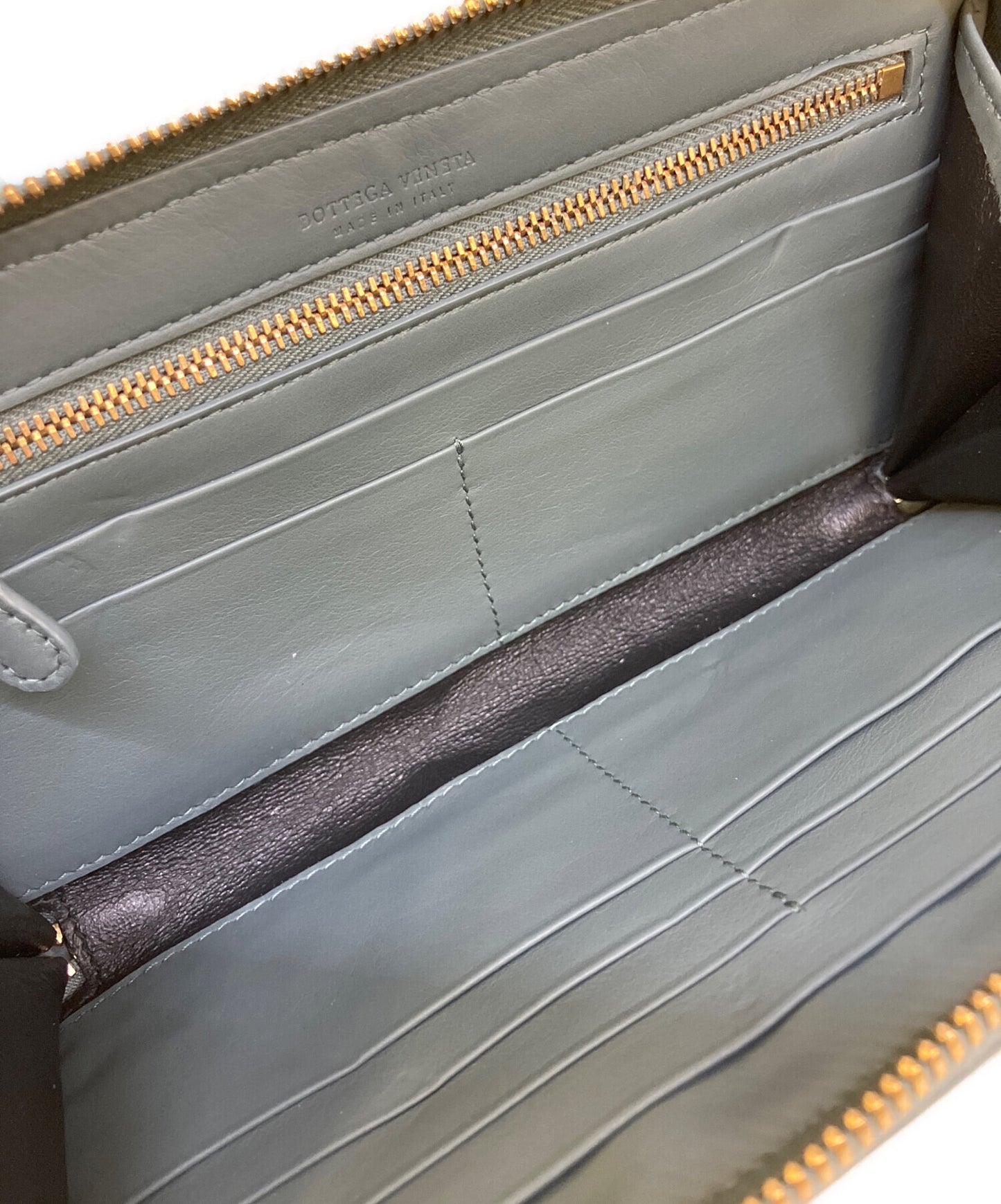 [Pre-owned] BOTTEGA VENETA Round Zipper Long Wallet