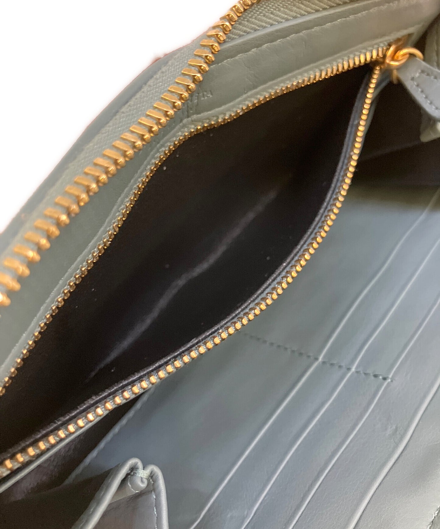 [Pre-owned] BOTTEGA VENETA Round Zipper Long Wallet