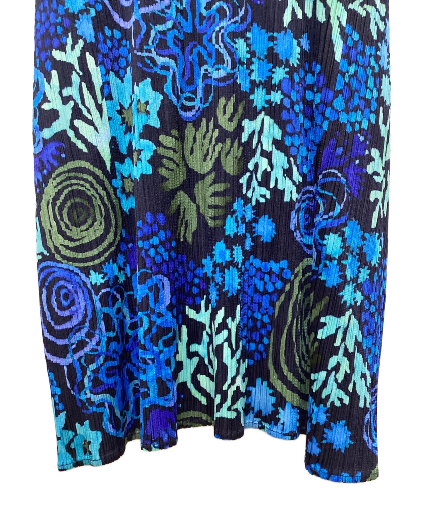 [Pre-owned] PLEATS PLEASE Sleeveless dress with all-over pattern PP23-JH521