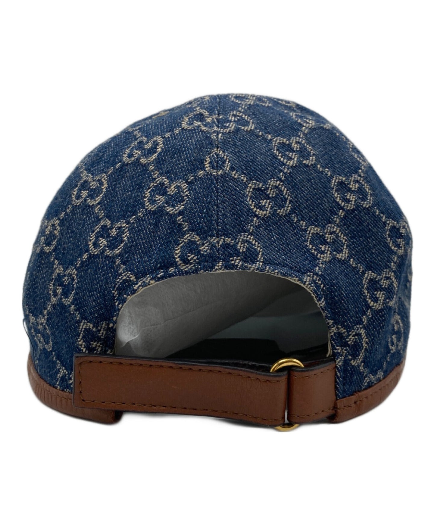 [Pre-owned] GUCCI Denim Baseball Cap 656206