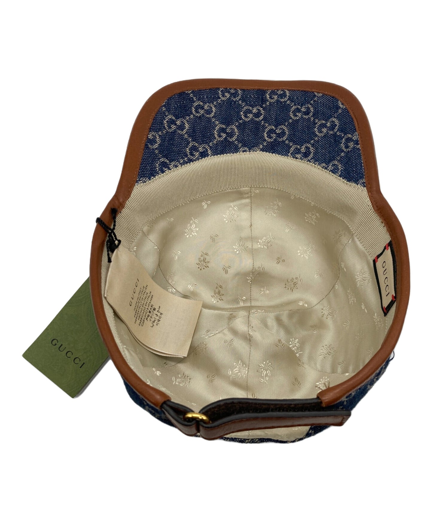 [Pre-owned] GUCCI Denim Baseball Cap 656206