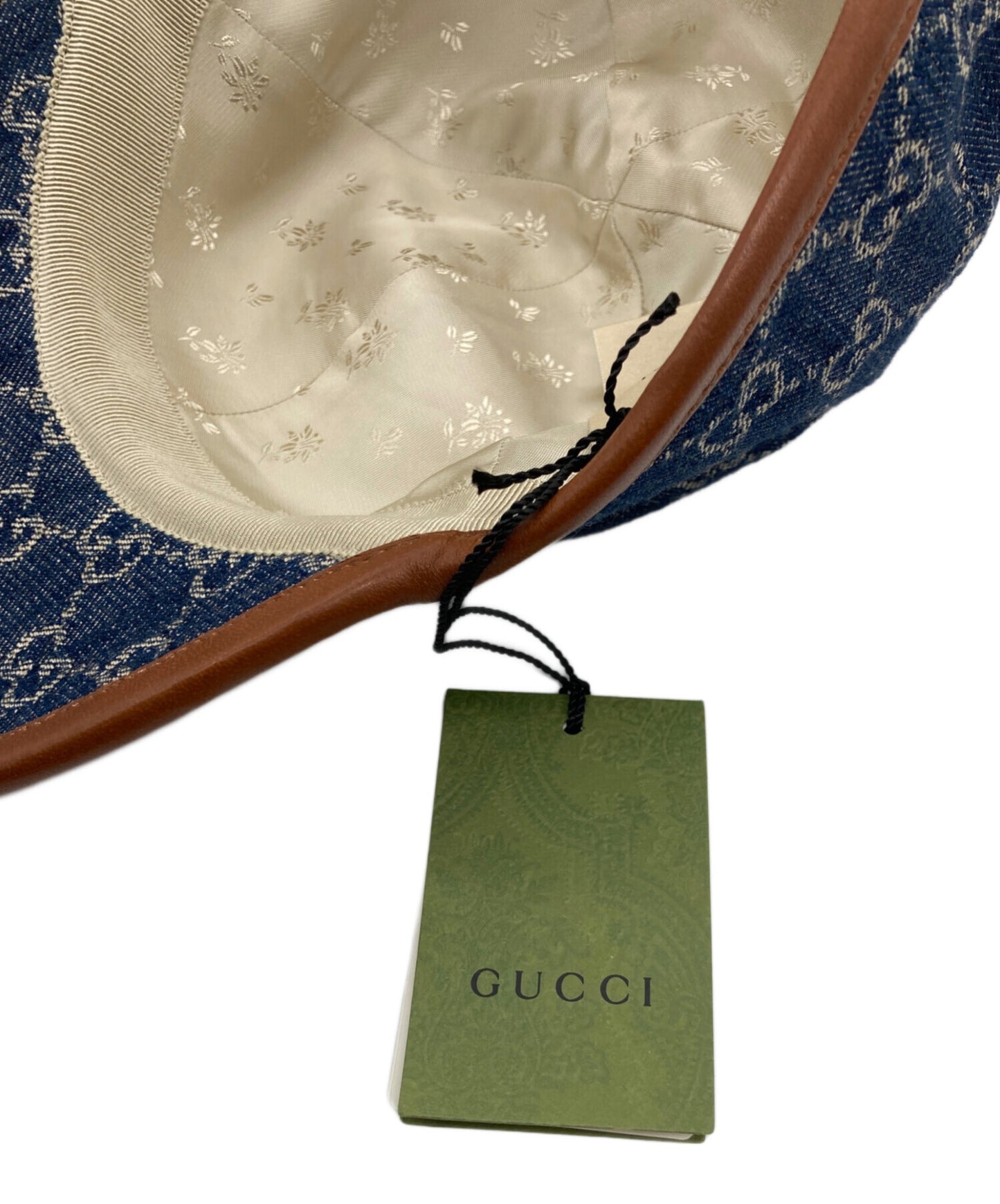 [Pre-owned] GUCCI Denim Baseball Cap 656206