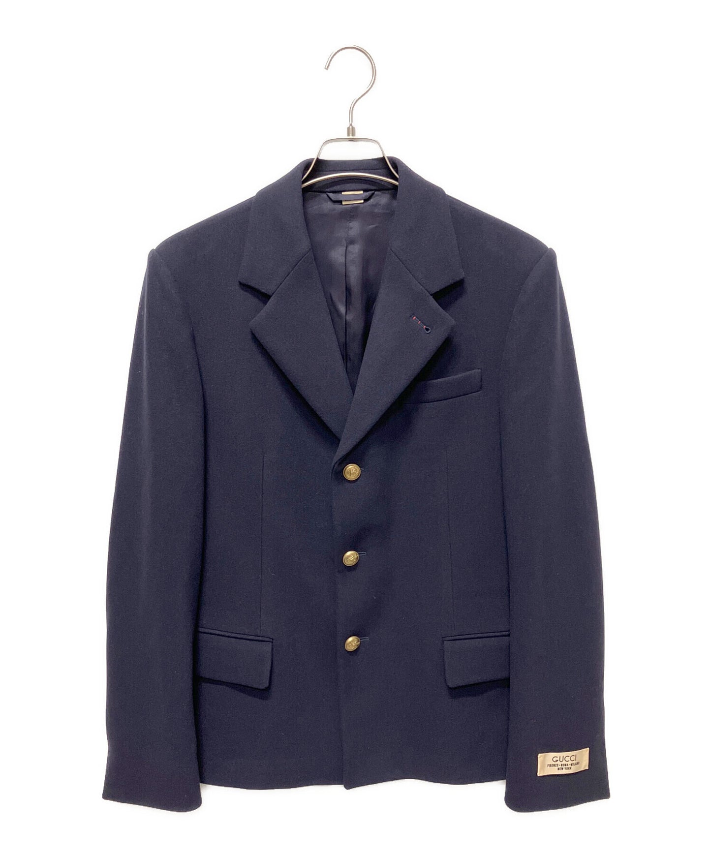 [Pre-owned] GUCCI Wool Felt Tailored Jacket w/Tucks 757841