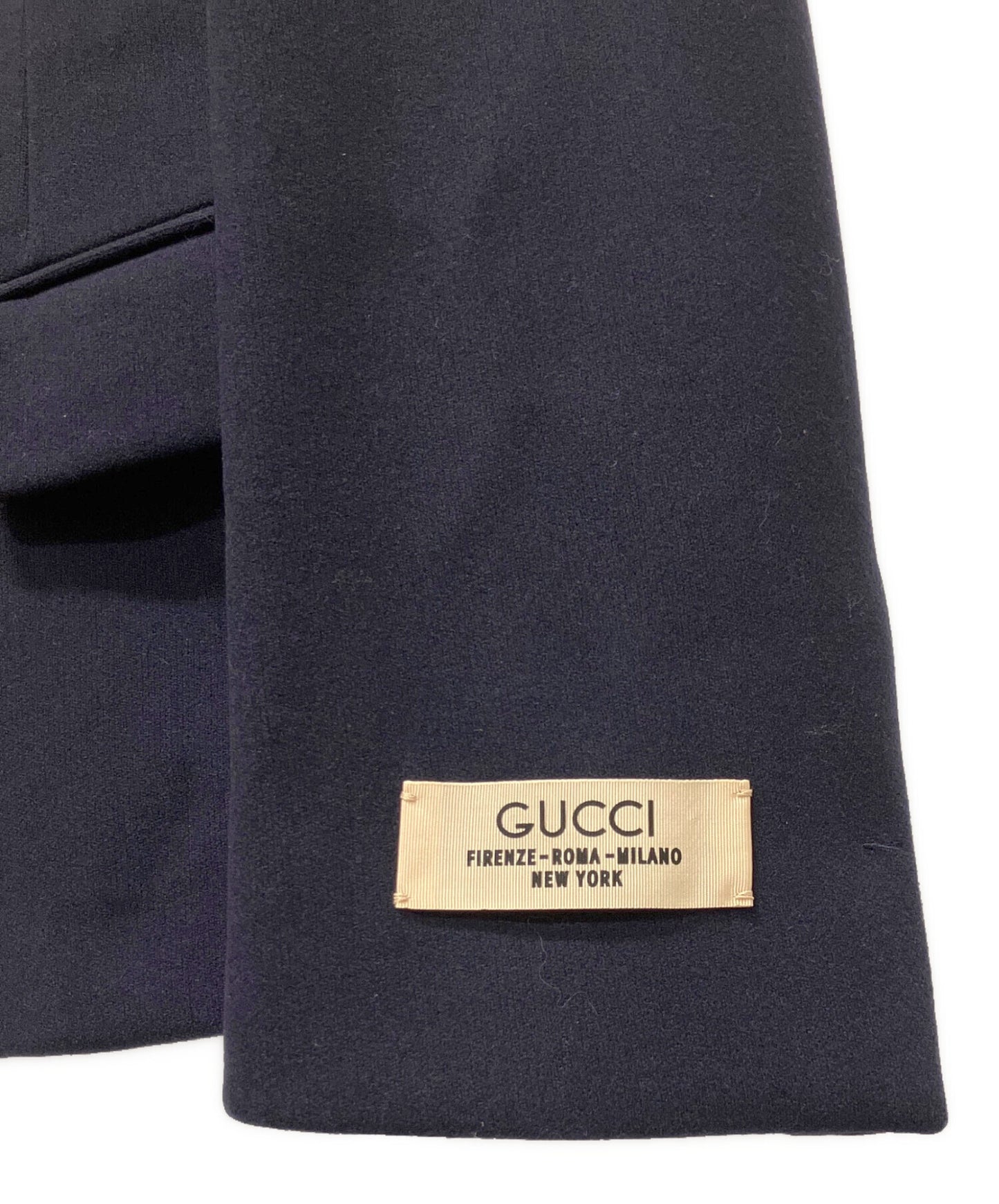 [Pre-owned] GUCCI Wool Felt Tailored Jacket w/Tucks 757841
