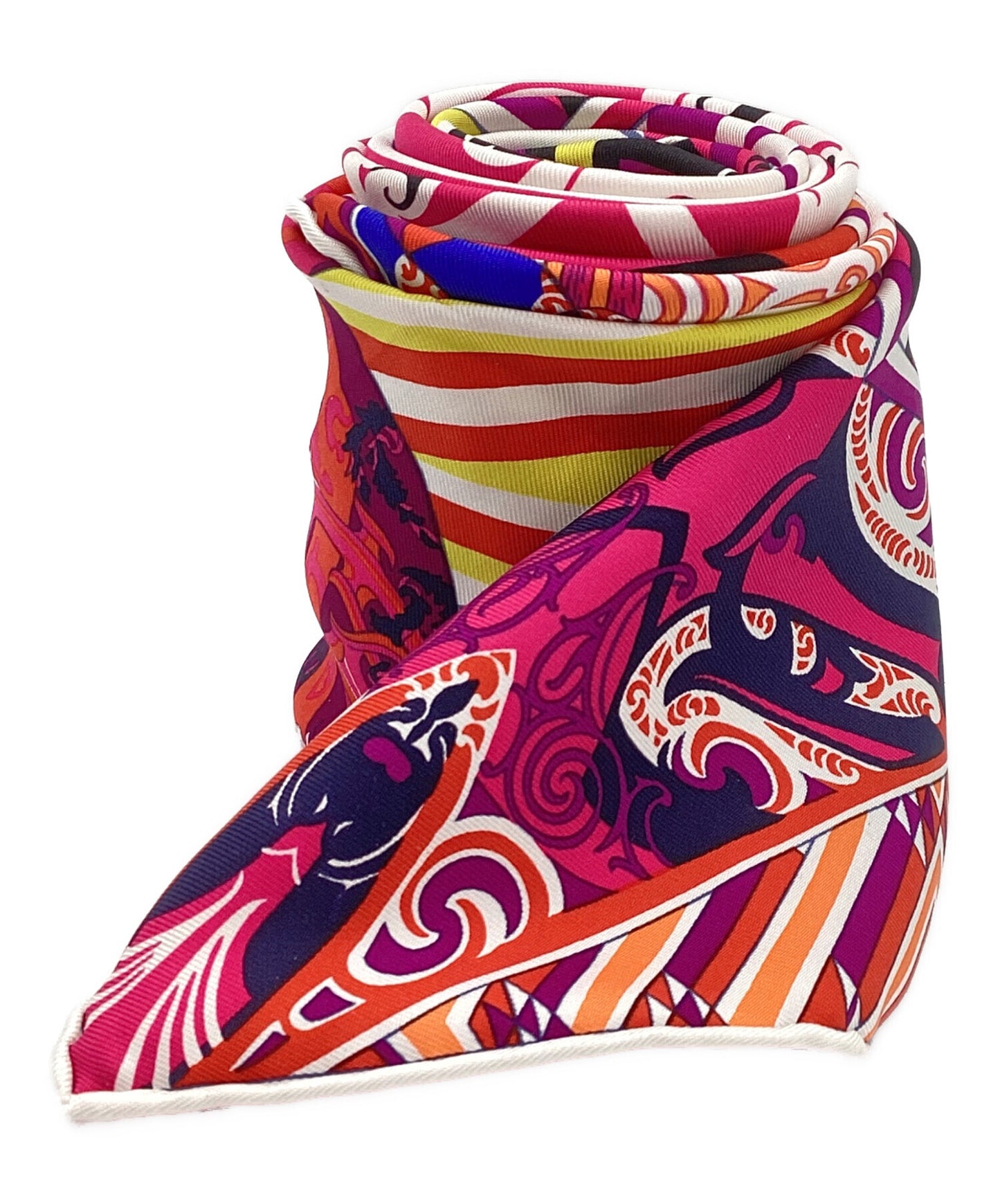 [Pre-owned] HERMES silk scarf