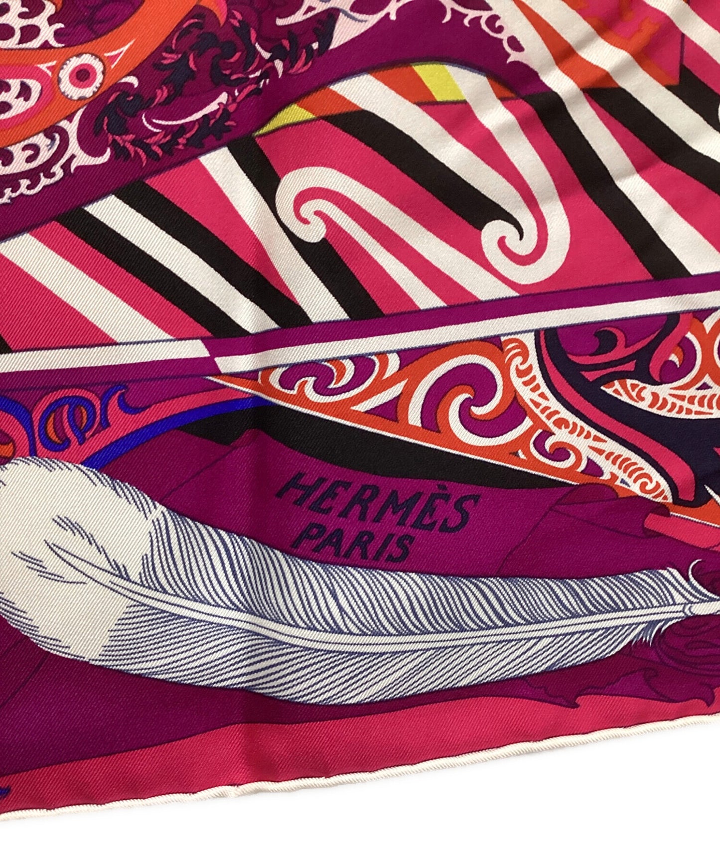 [Pre-owned] HERMES silk scarf
