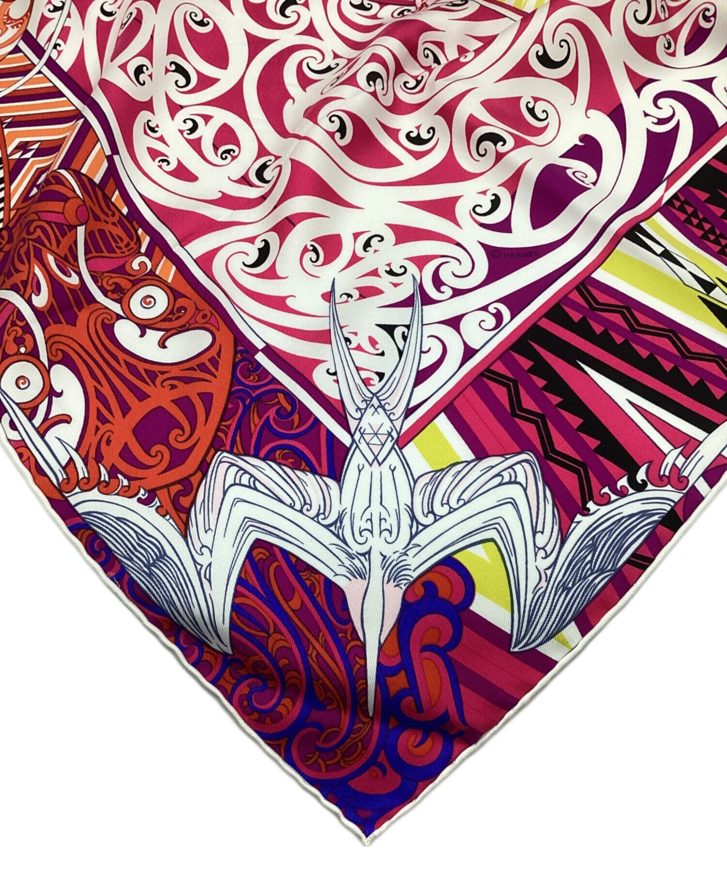 [Pre-owned] HERMES silk scarf
