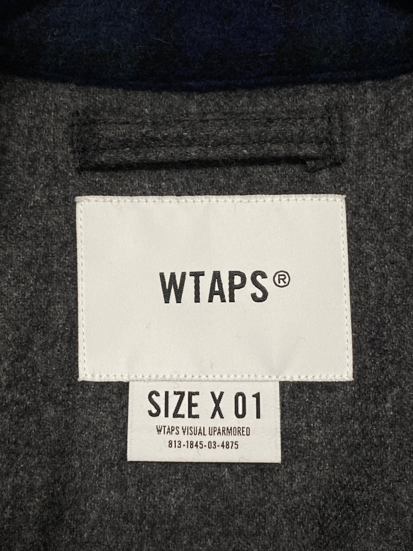 [Pre-owned] WTAPS WCPO02 JACKET WOPO MOSSER TEXTILE CRST ( Wopo Mosser Textile Crest ) 212wvdt-jkm02