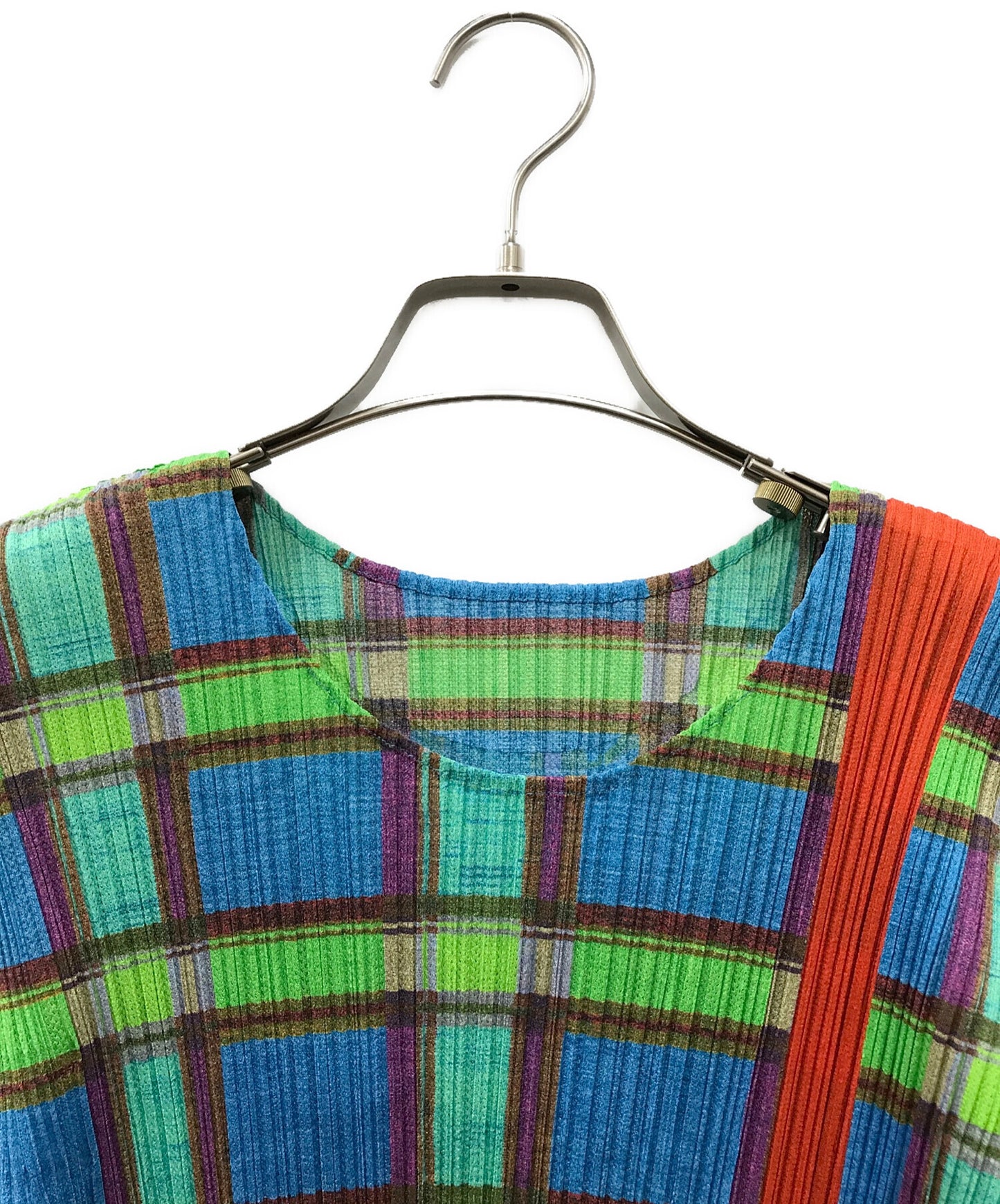 [Pre-owned] PLEATS PLEASE Plaid pleated cut and sewn PP63-JK561