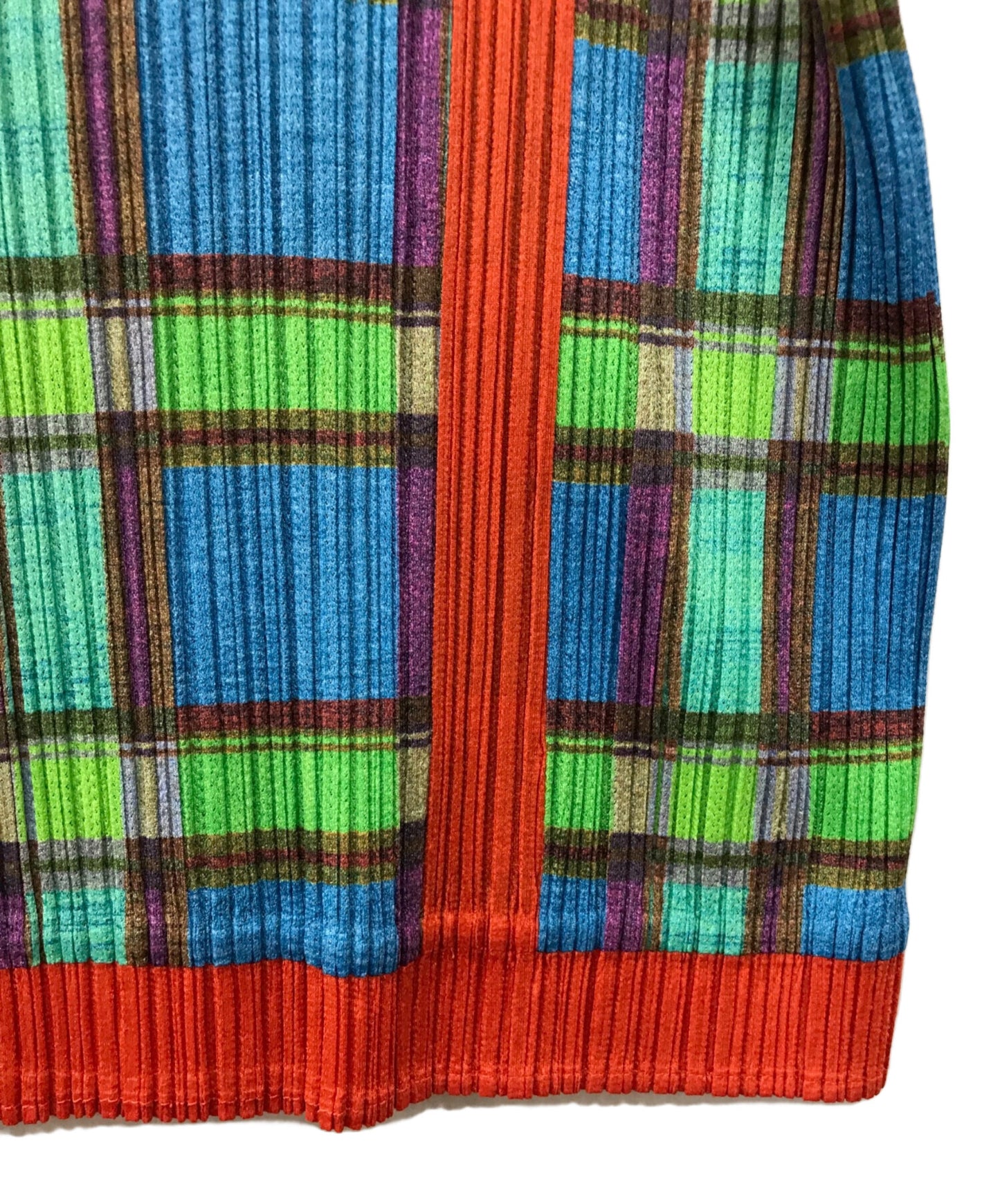 [Pre-owned] PLEATS PLEASE Plaid pleated cut and sewn PP63-JK561