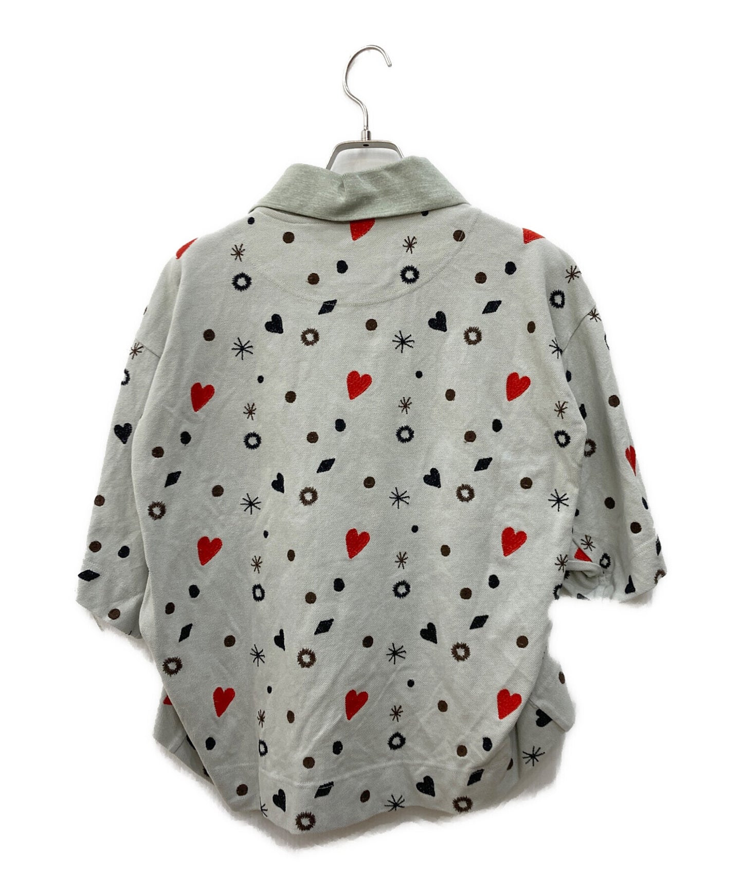 [Pre-owned] Vivienne Westwood RED LABEL CLOWN Embroidery Canoco Polo Shirt 16-12-341041