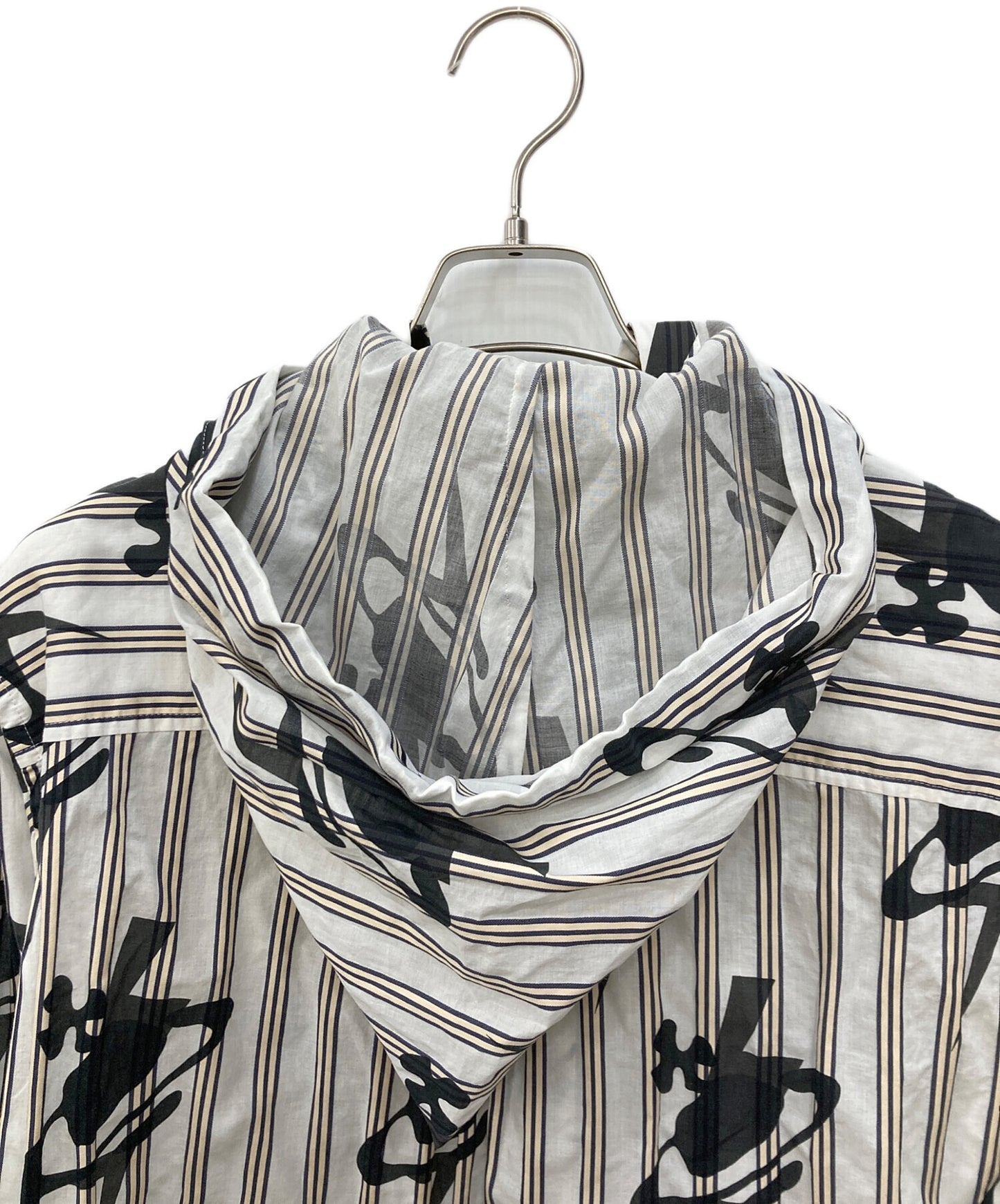 [Pre-owned] Vivienne Westwood RED LABEL ORB & BOLTS STRIPE Circle Shirt 16-12-831008