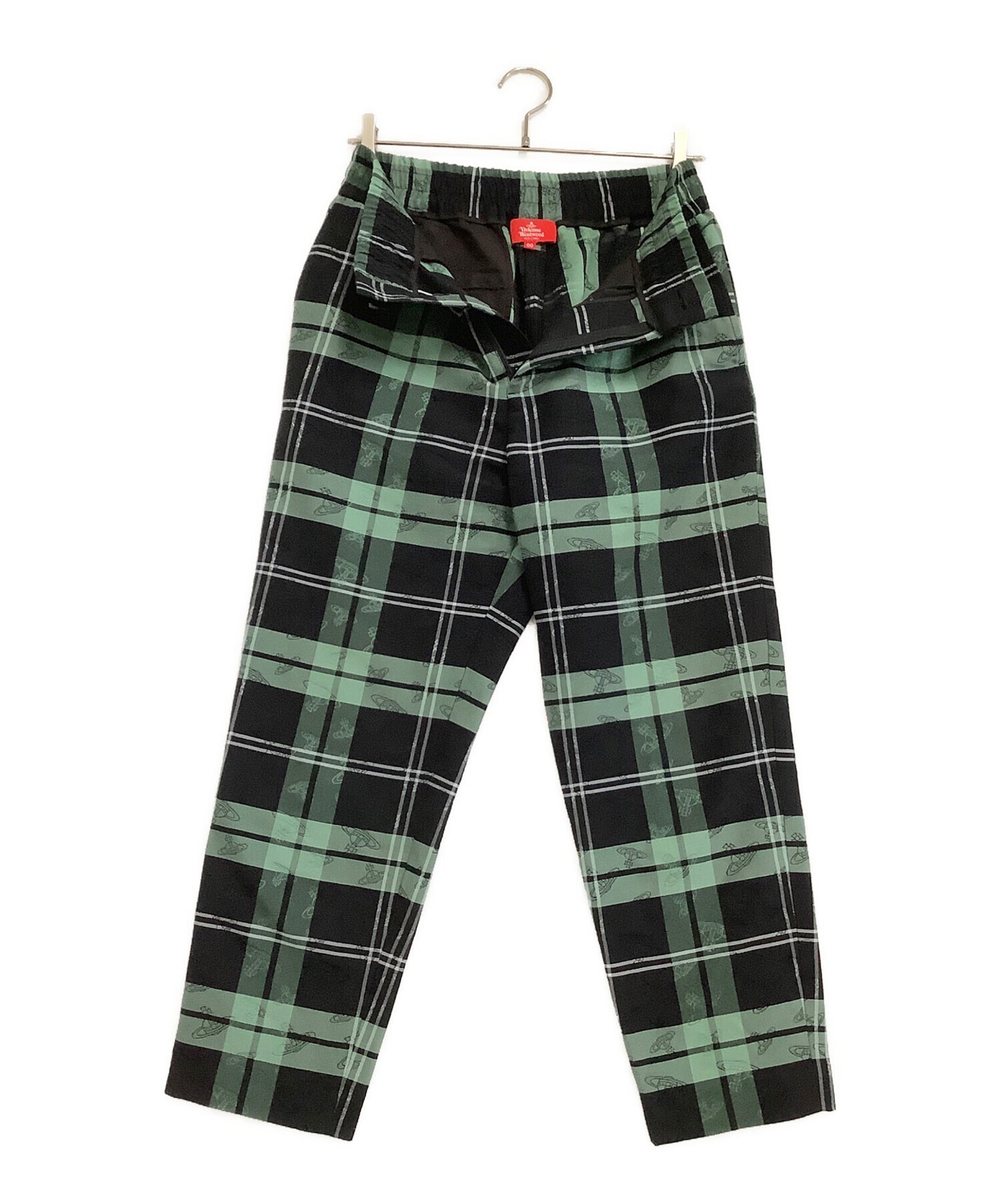 [Pre-owned] Vivienne Westwood RED LABEL Orb Check Jacquard Tapered Pants 16-12-721002