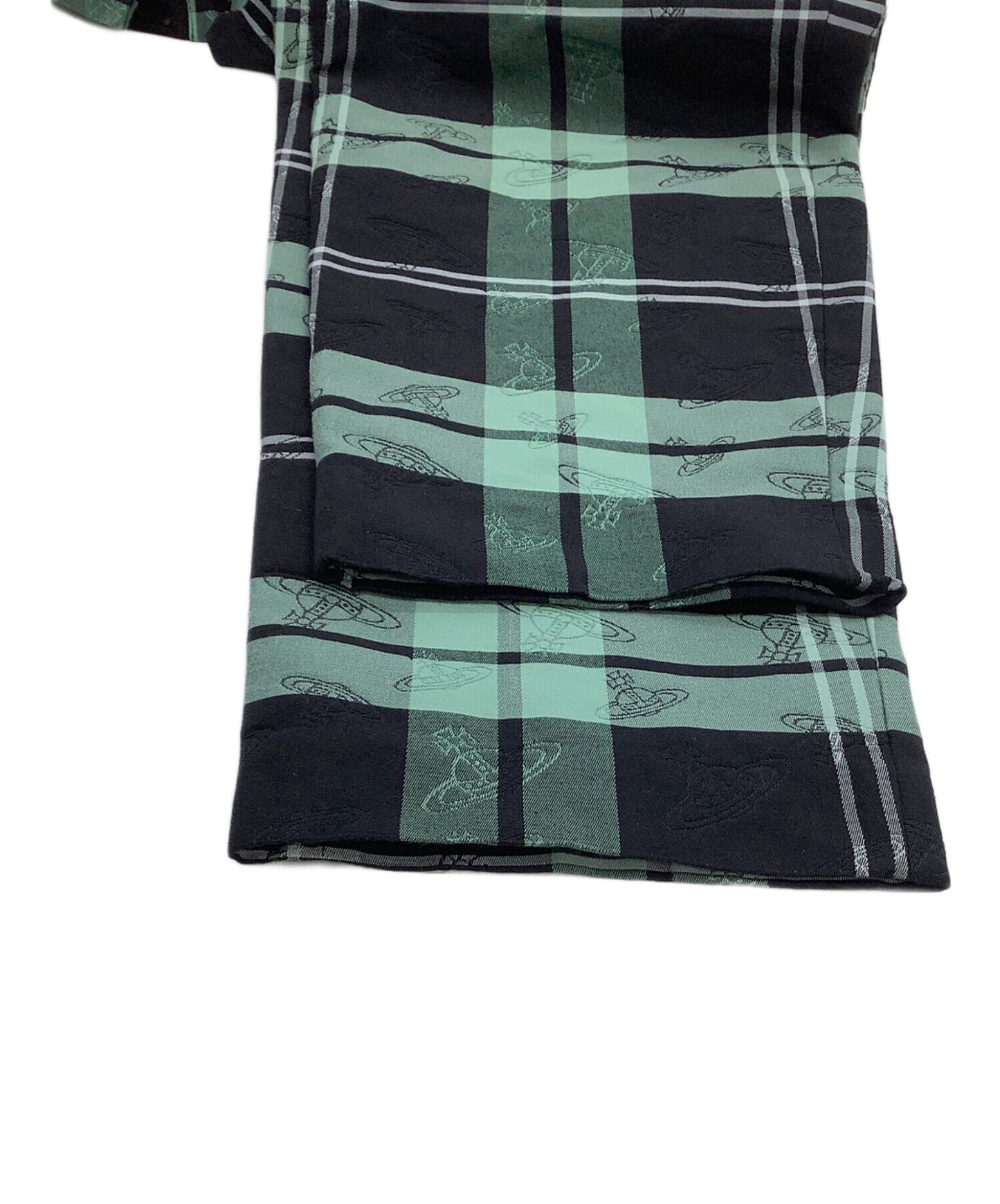 [Pre-owned] Vivienne Westwood RED LABEL Orb Check Jacquard Tapered Pants 16-12-721002