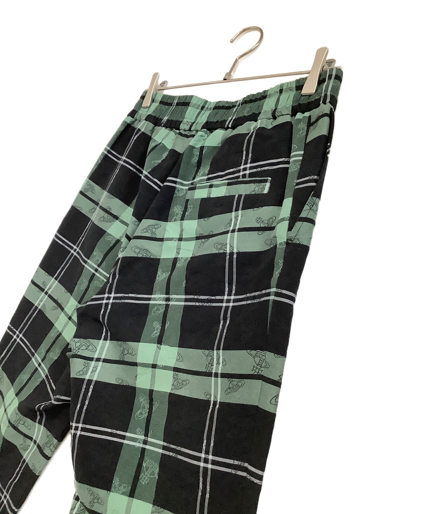 [Pre-owned] Vivienne Westwood RED LABEL Orb Check Jacquard Tapered Pants 16-12-721002