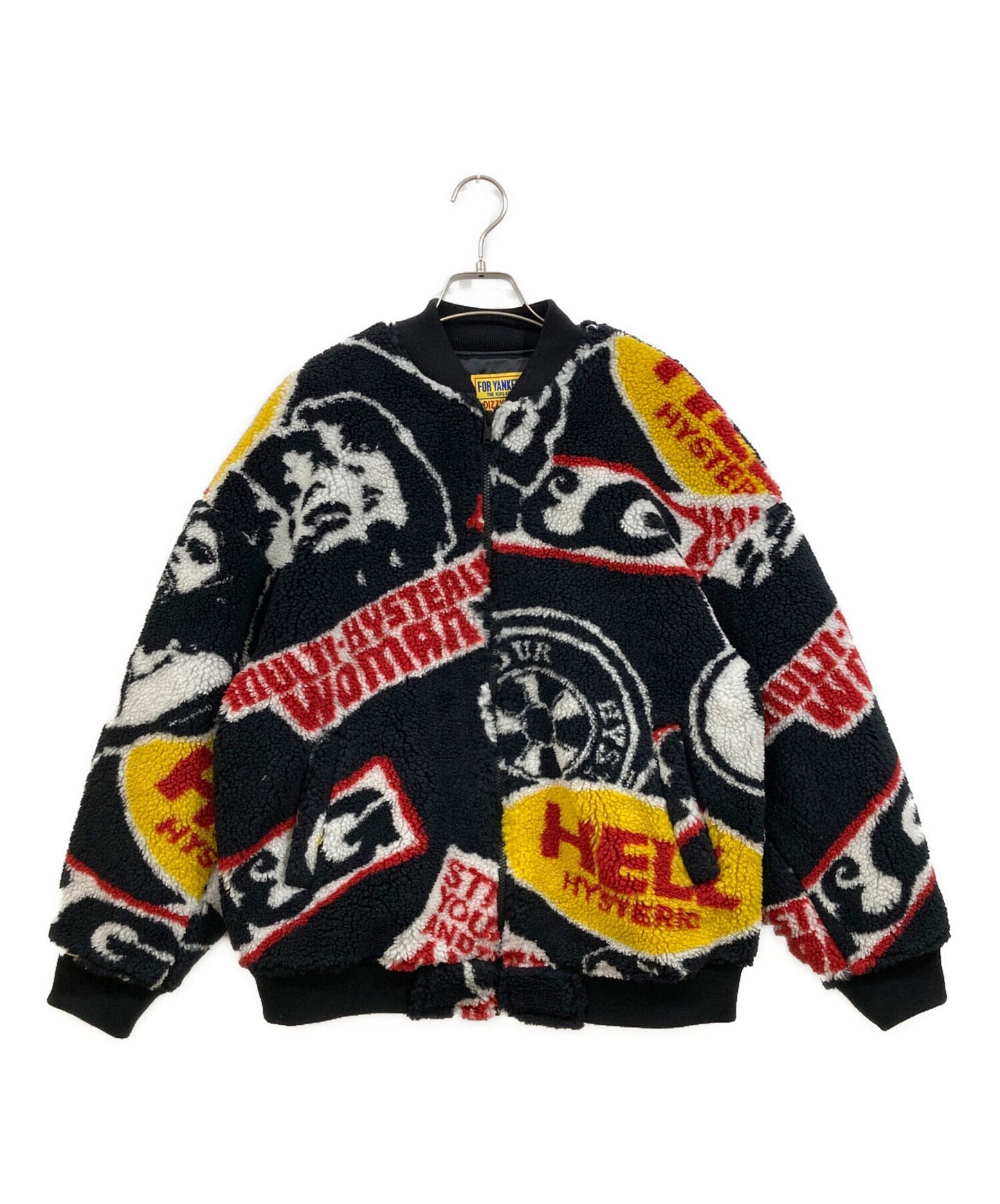 [Pre-owned] Hysteric Glamour HG ROADRUNNERS Pattern Jacquard Ribbed Blouson 01233AB08