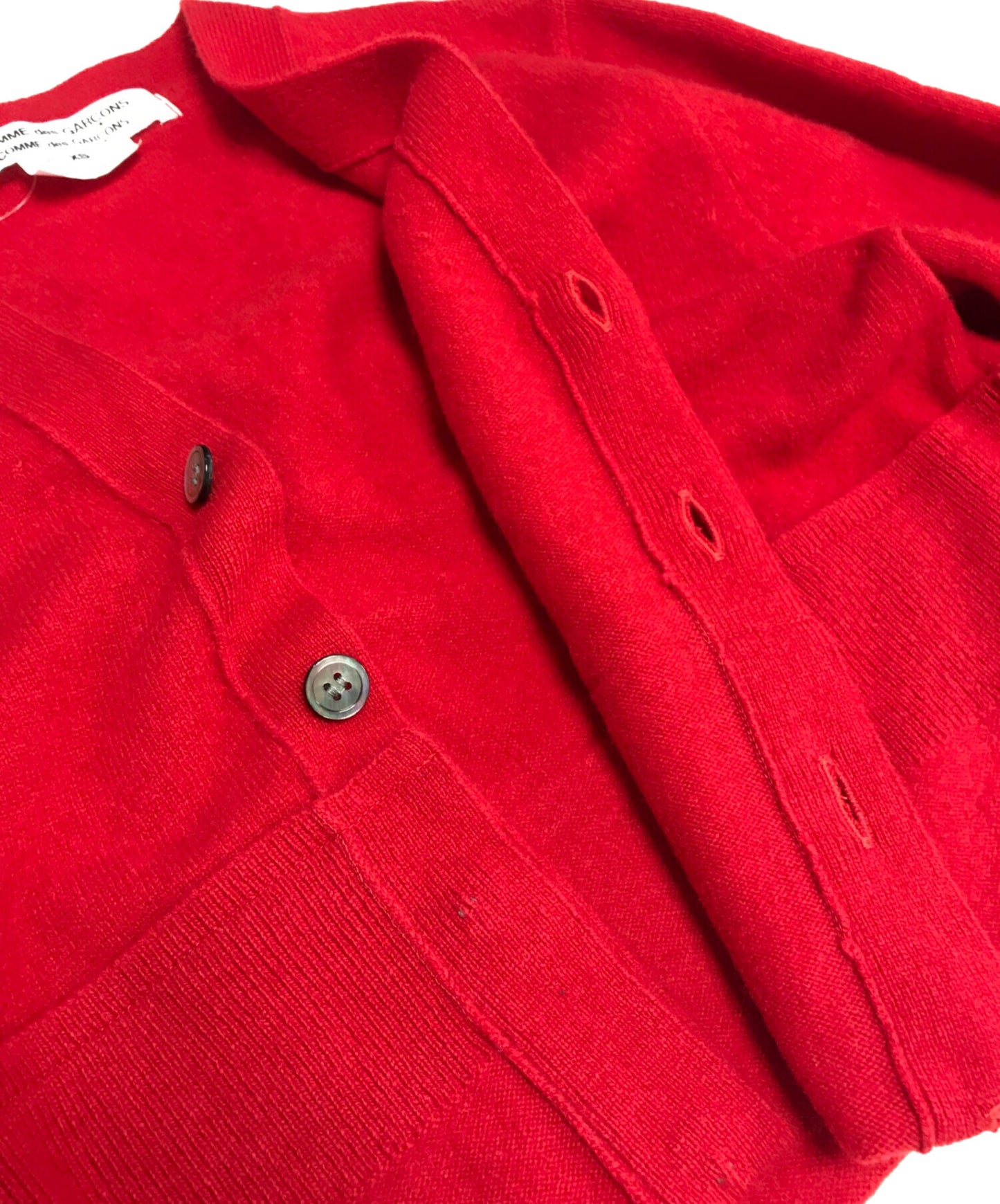 [Pre-owned] COMME des GARCONS COMME des GARCONS Cropped Knit Cardigan RF-N503/AD2020