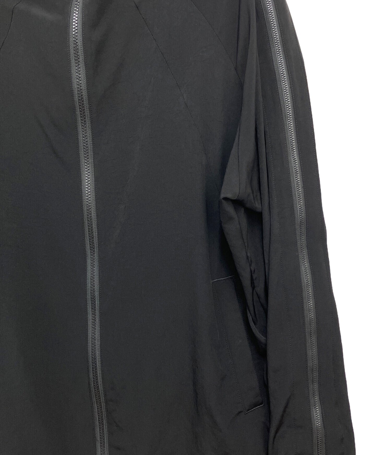 [Pre-owned] Y's TRIACETATE POLYESTER CREPE de CHINE ZIP UP RAGLAN BLOUSON YH-Y83-500