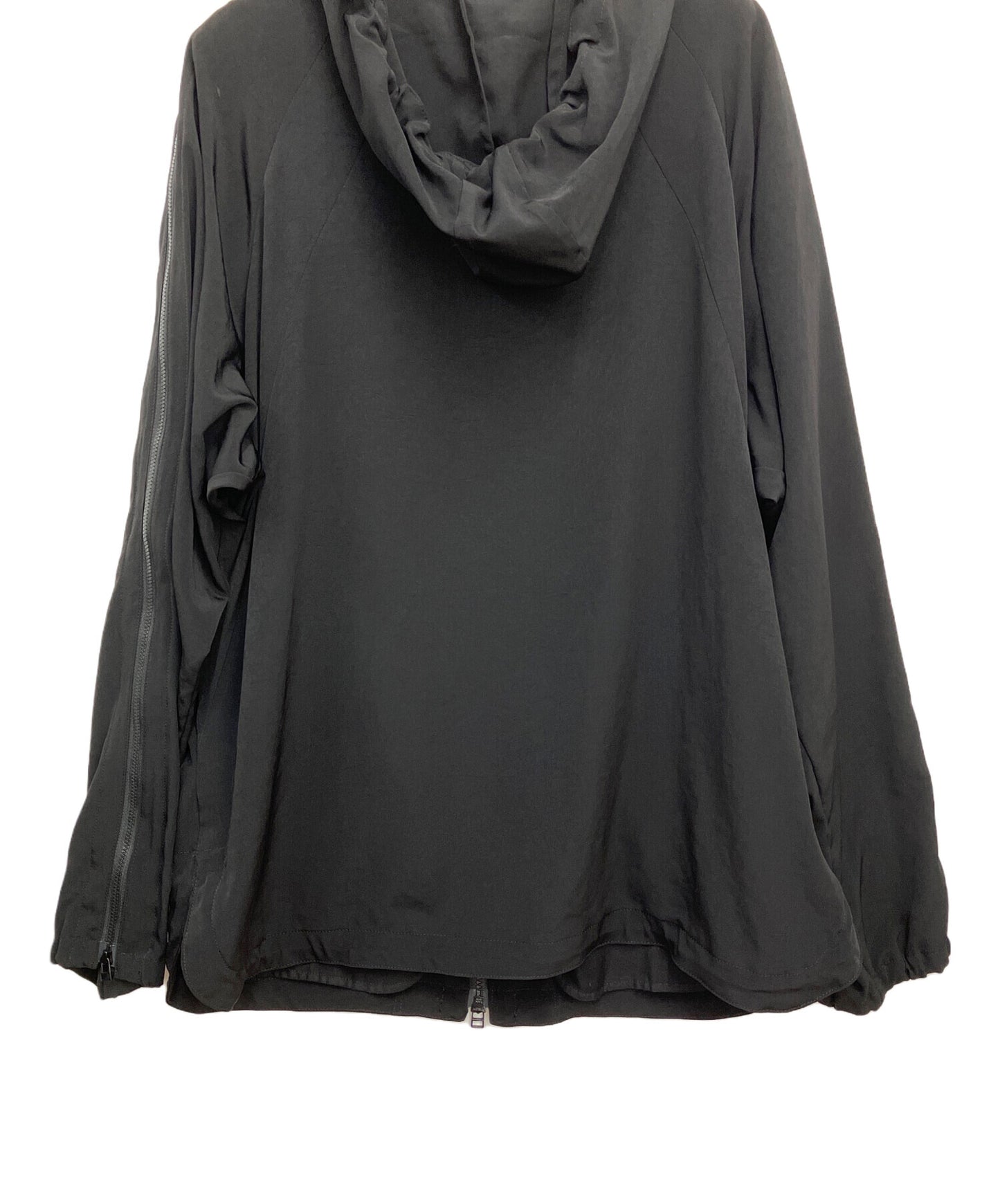 [Pre-owned] Y's TRIACETATE POLYESTER CREPE de CHINE ZIP UP RAGLAN BLOUSON YH-Y83-500