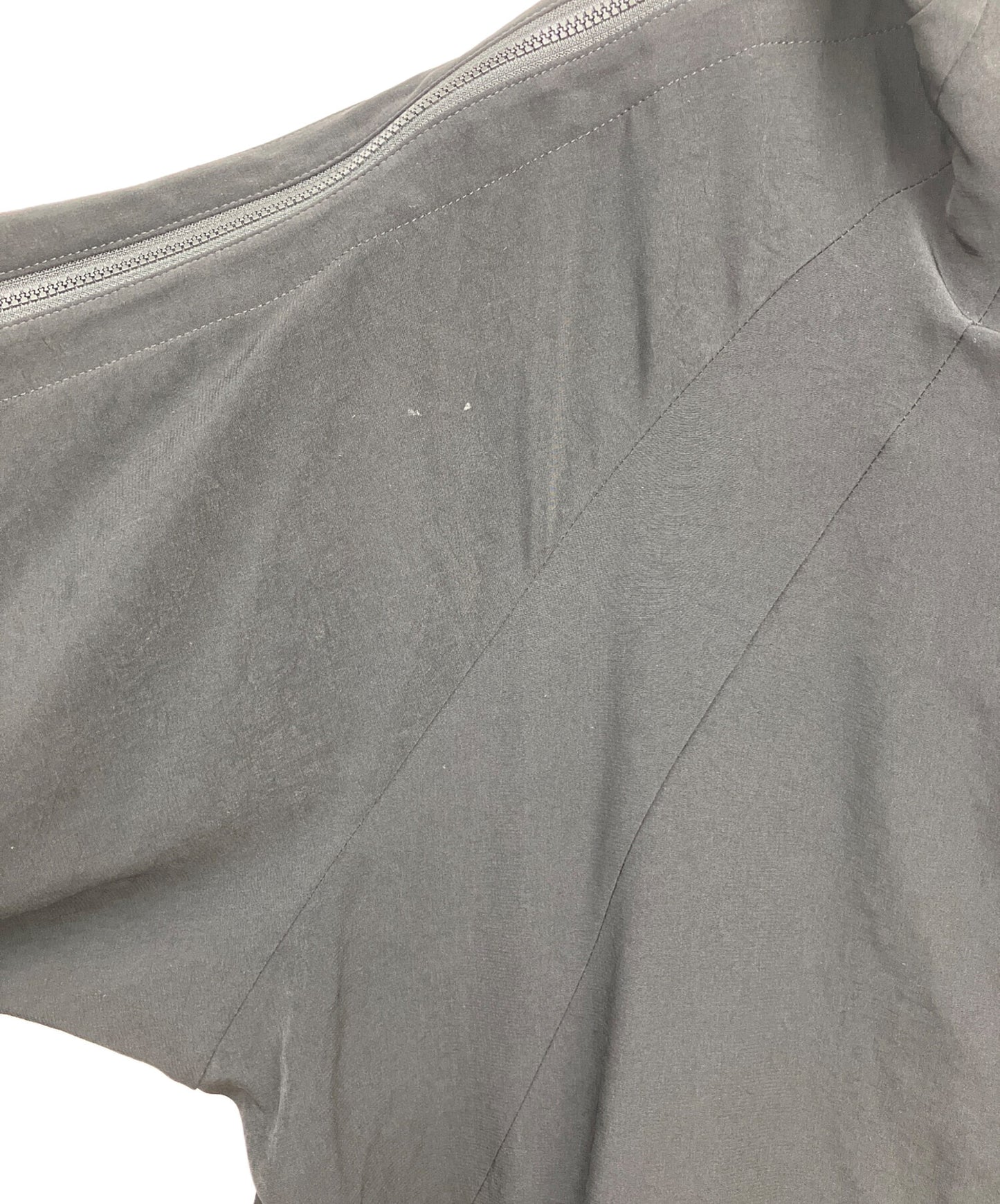 [Pre-owned] Y's TRIACETATE POLYESTER CREPE de CHINE ZIP UP RAGLAN BLOUSON YH-Y83-500