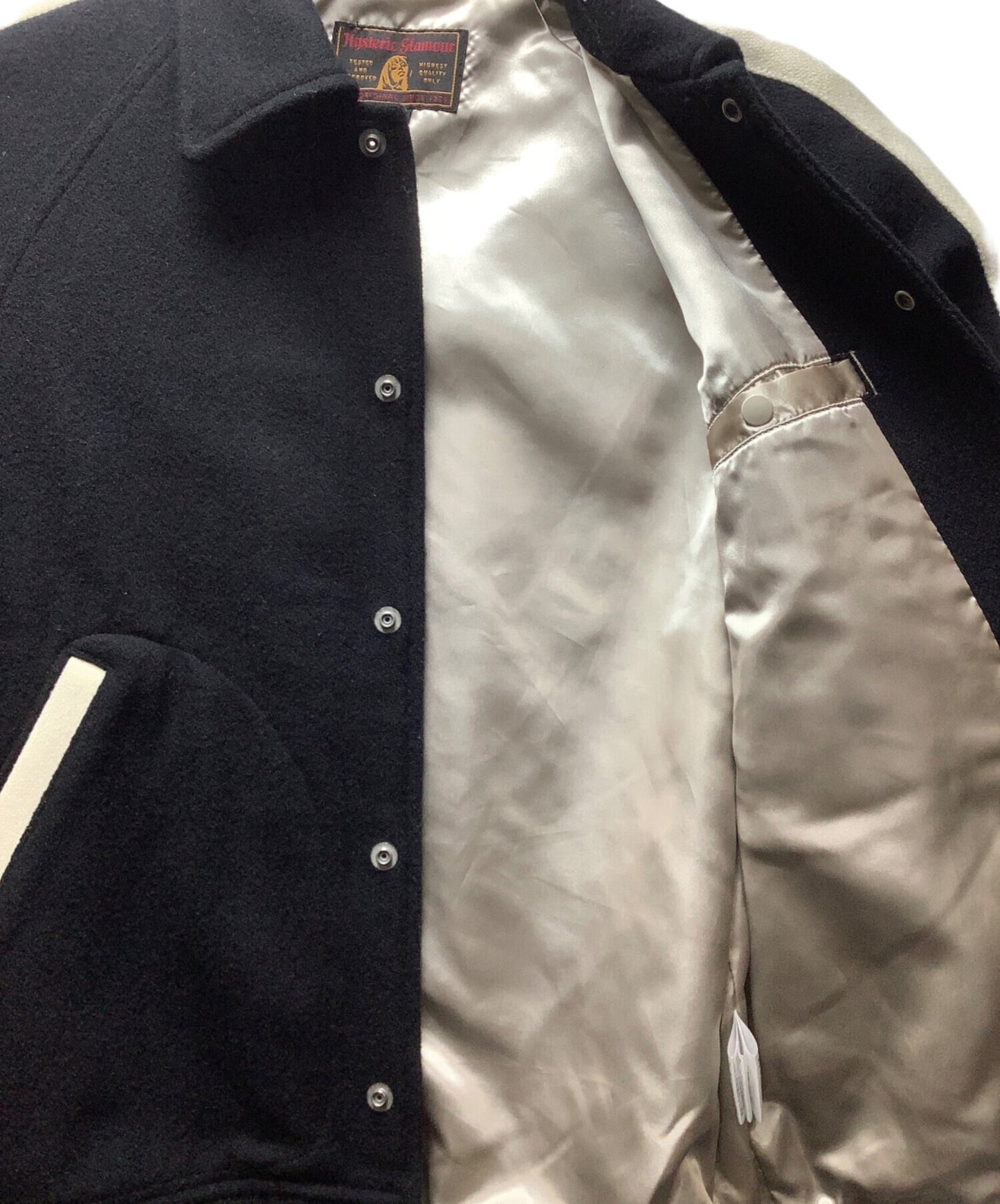 [Pre-owned] Hysteric Glamour RADIO JUNK embroidered stadium jacket 02193AB13