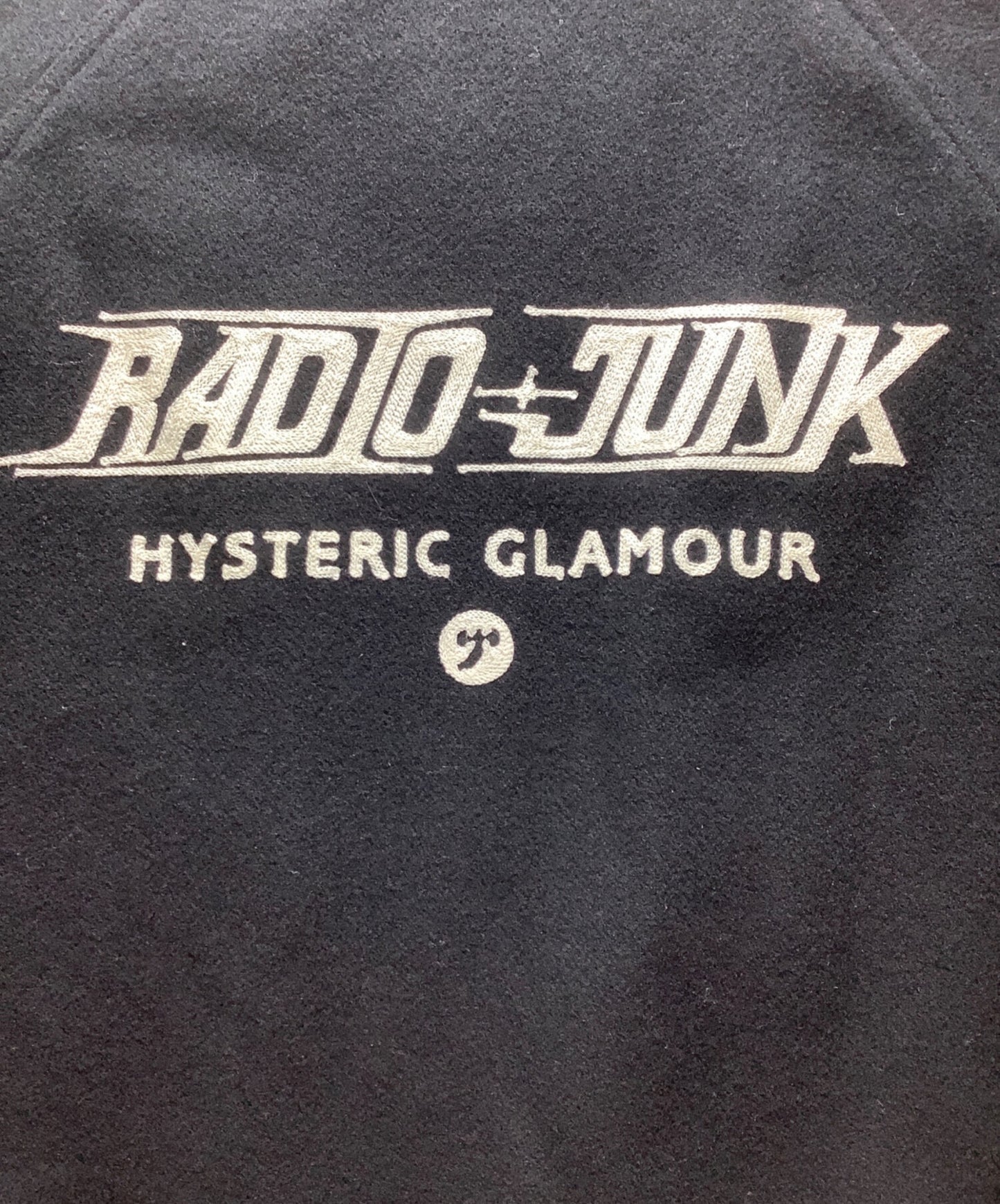 [Pre-owned] Hysteric Glamour RADIO JUNK embroidered stadium jacket 02193AB13