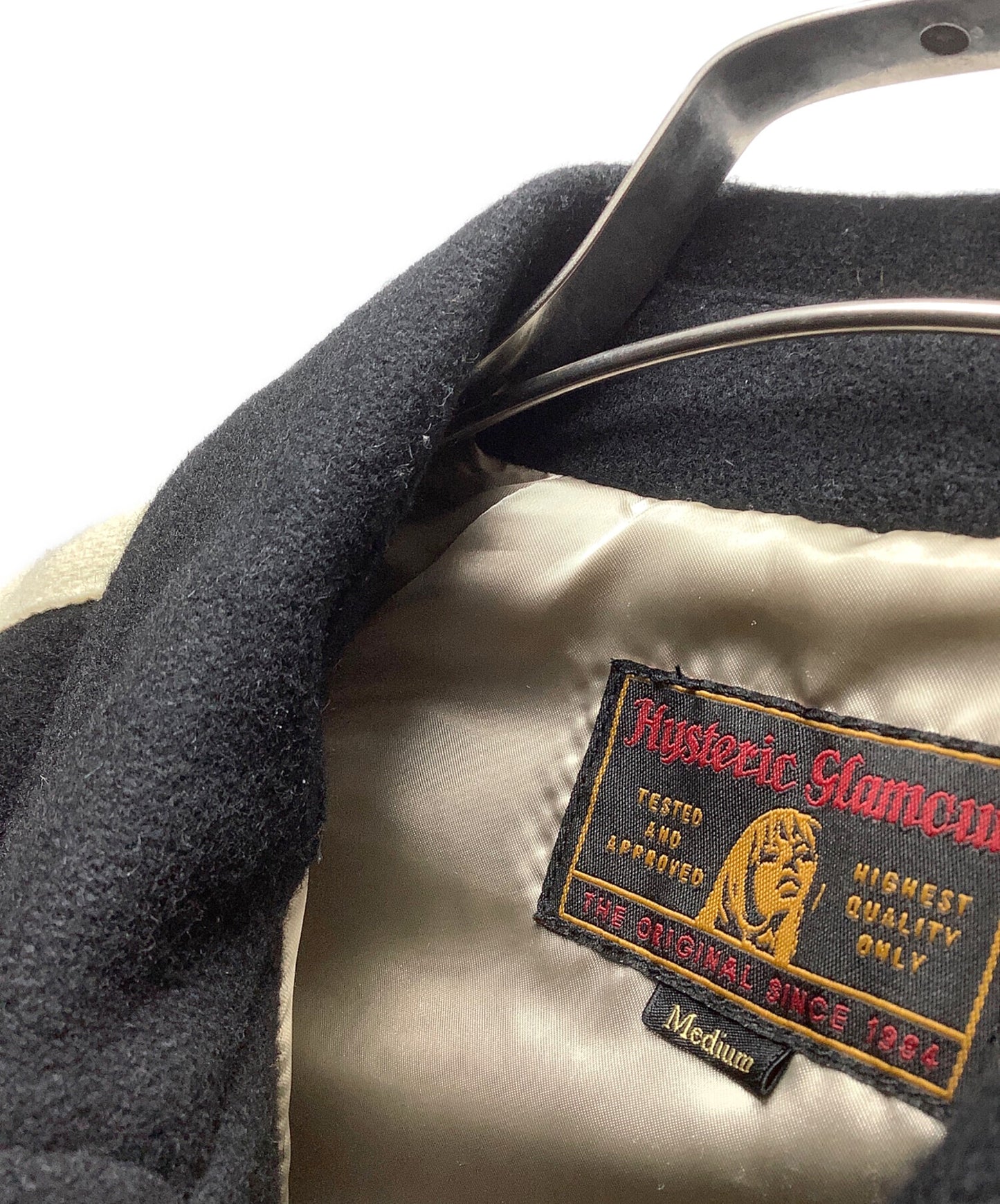 [Pre-owned] Hysteric Glamour RADIO JUNK embroidered stadium jacket 02193AB13