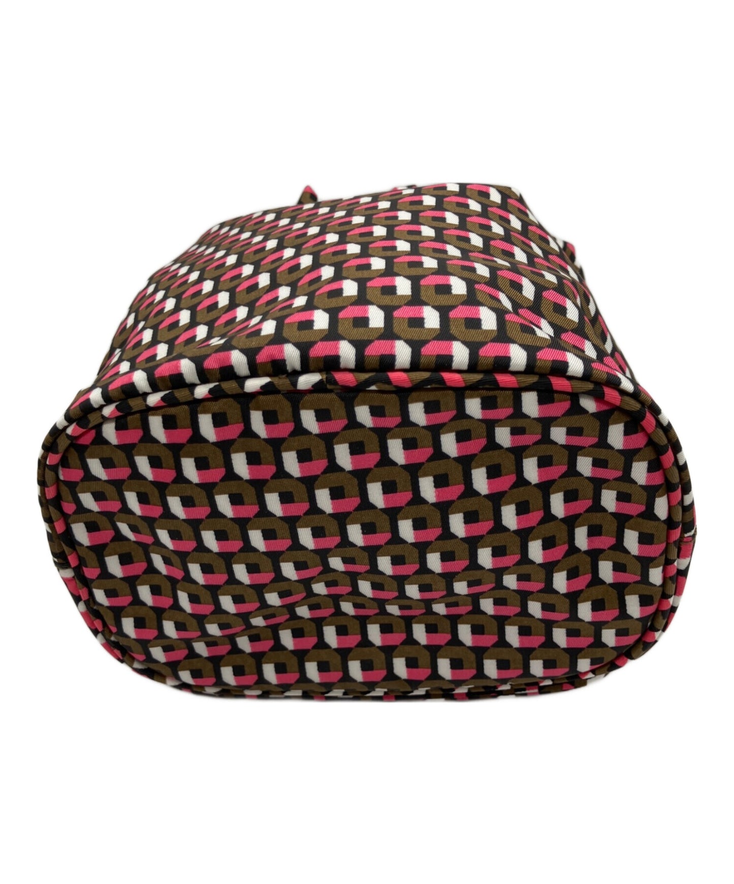 [Pre-owned] PRADA Geometric Pattern Bucket Bag 1N1864