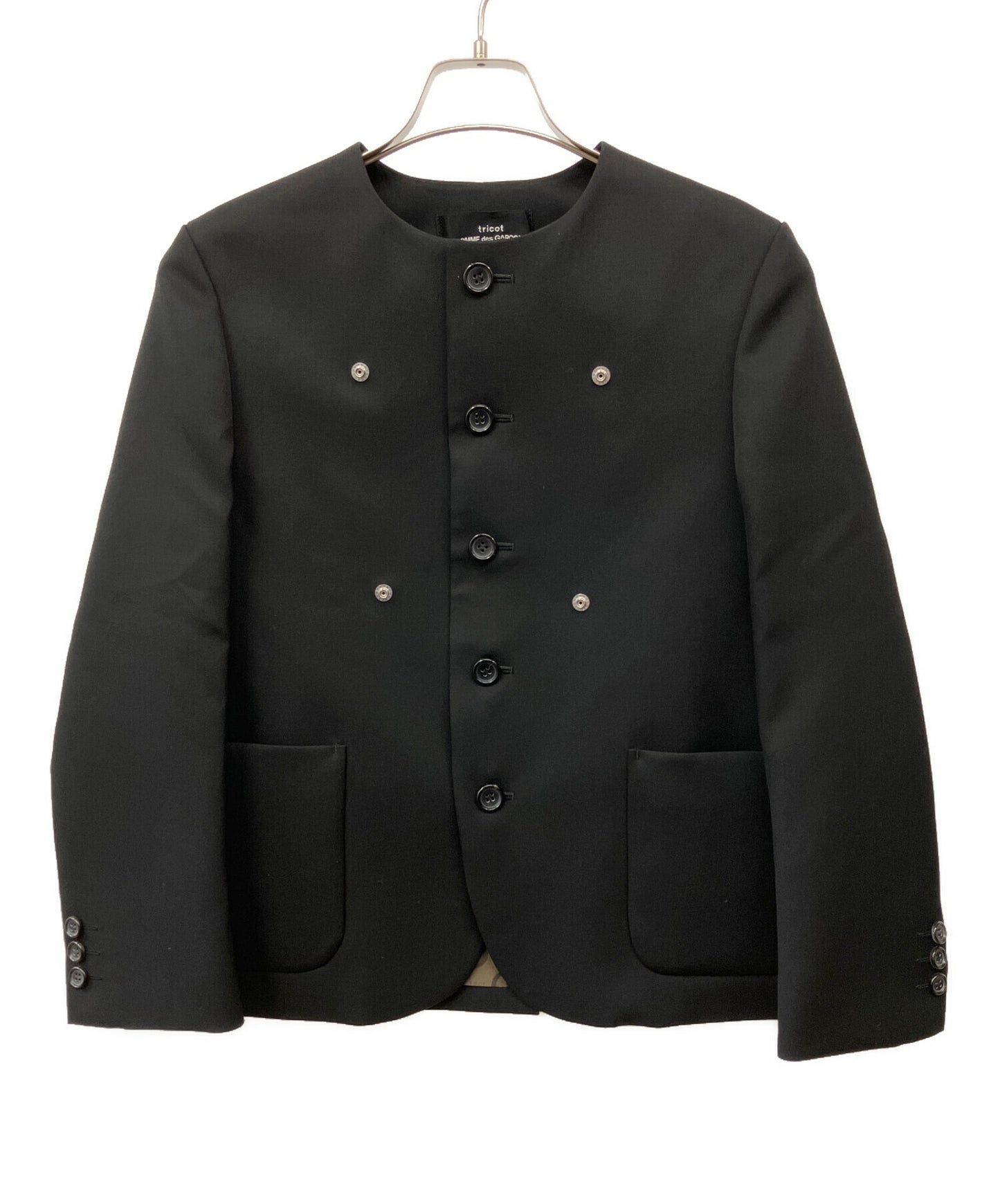 [Pre-owned] tricot COMME des GARCONS Ruffle Collar Wool Gabardine Jacket TE-J001/AD2019