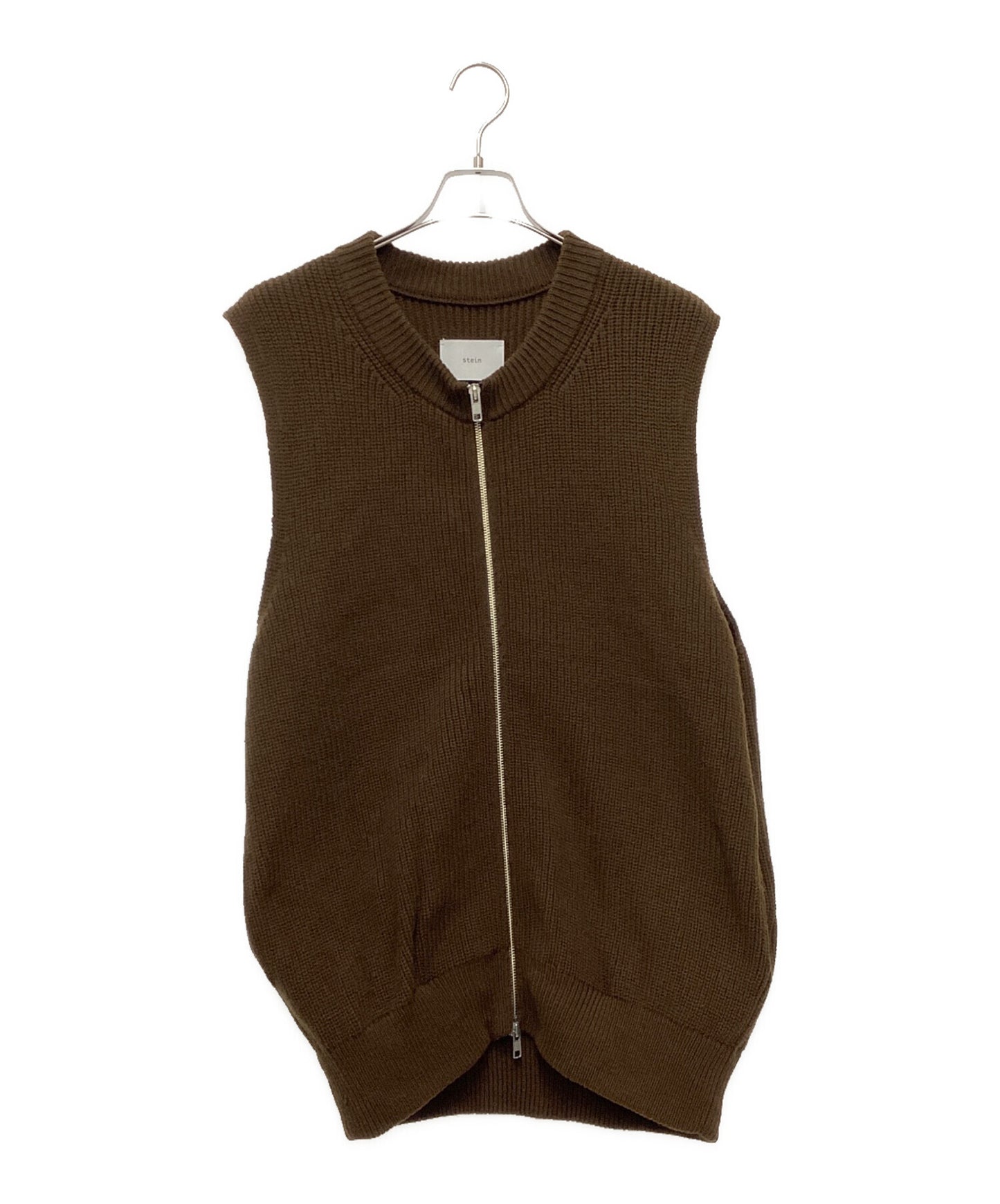 [Pre-owned] stein Oversized Drivers Knit Zip Vest ST.844