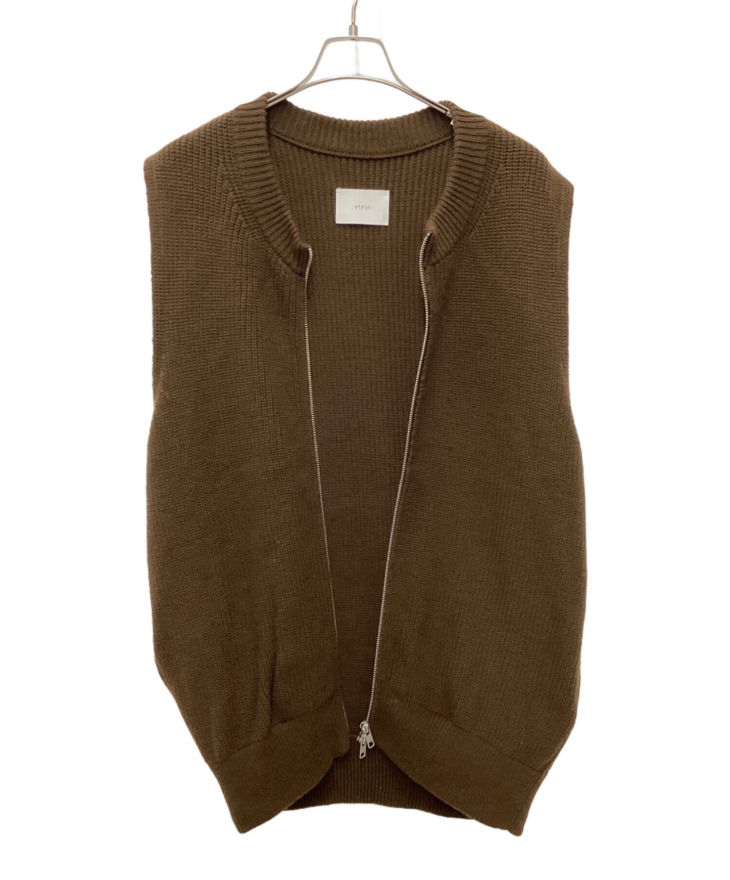 [Pre-owned] stein Oversized Drivers Knit Zip Vest ST.844
